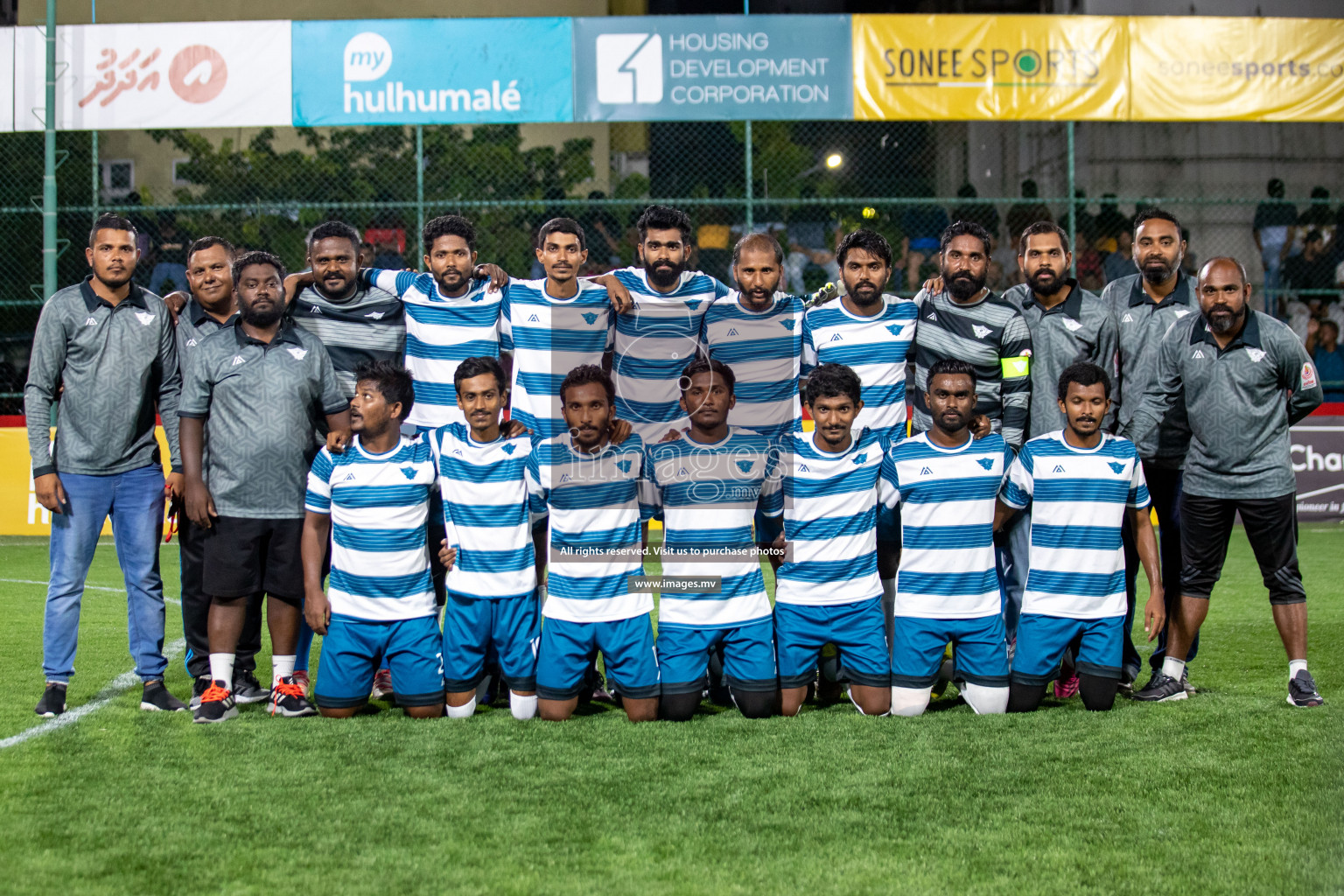 Club AVSEC vs TEAM DJA in Club Maldives Cup 2022 was held in Hulhumale', Maldives on Sunday, 9th October 2022. Photos: Hassan Simah / images.mv