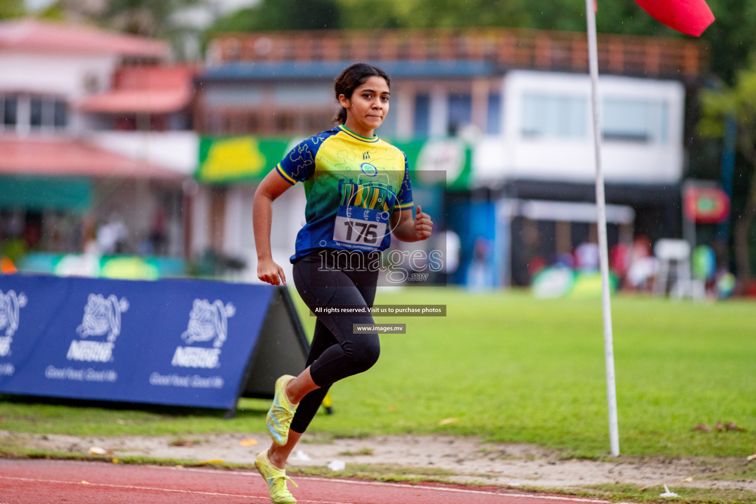 Day 2 of National Athletics Championship 2023 was held in Ekuveni Track at Male', Maldives on Friday, 24th November 2023. Photos: Hassan Simah / images.mv