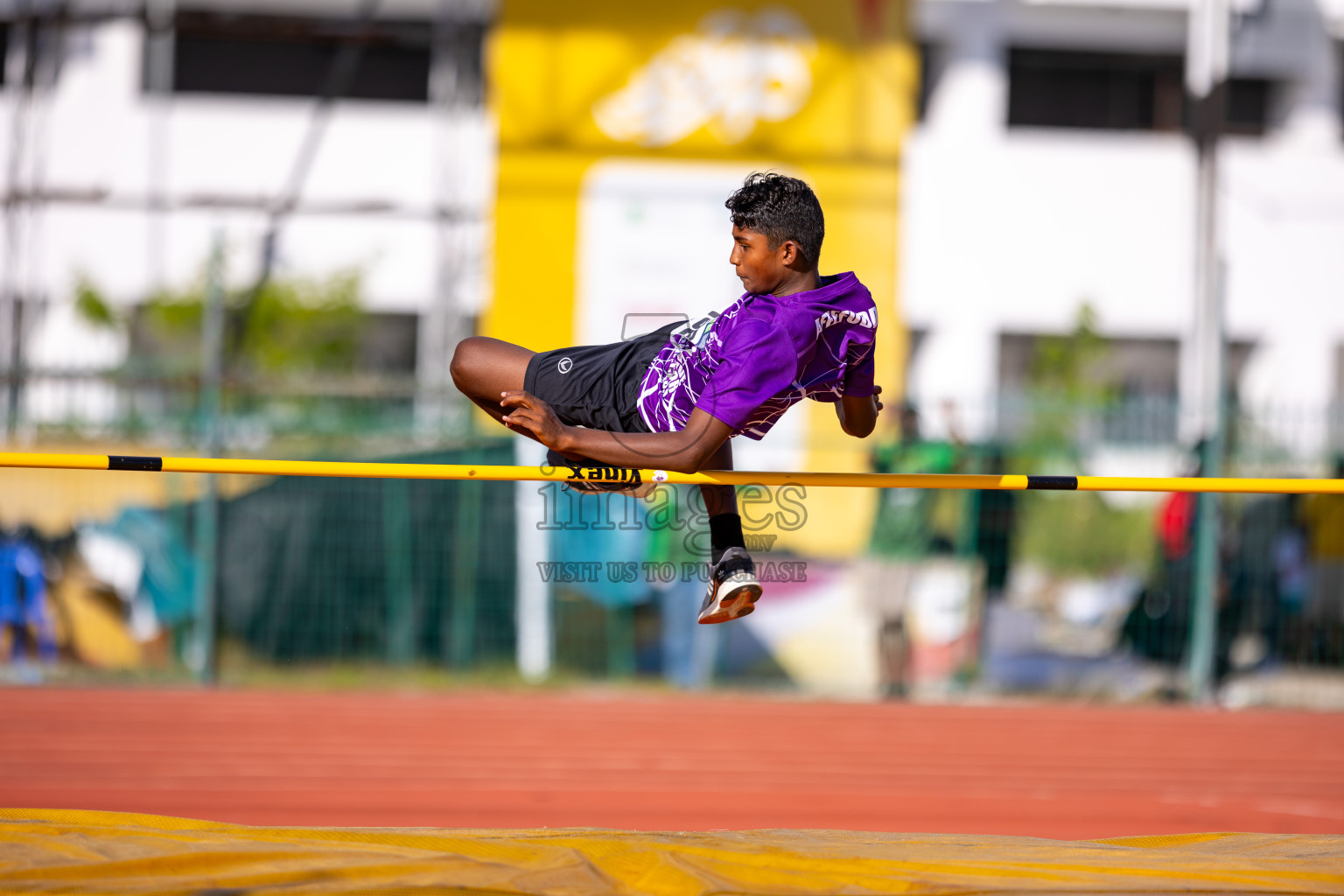 Day 1 of MWSC Interschool Athletics Championships 2024 held in Hulhumale Running Track, Hulhumale, Maldives on Saturday, 9th November 2024. Photos by: Ismail Thoriq / Images.mv