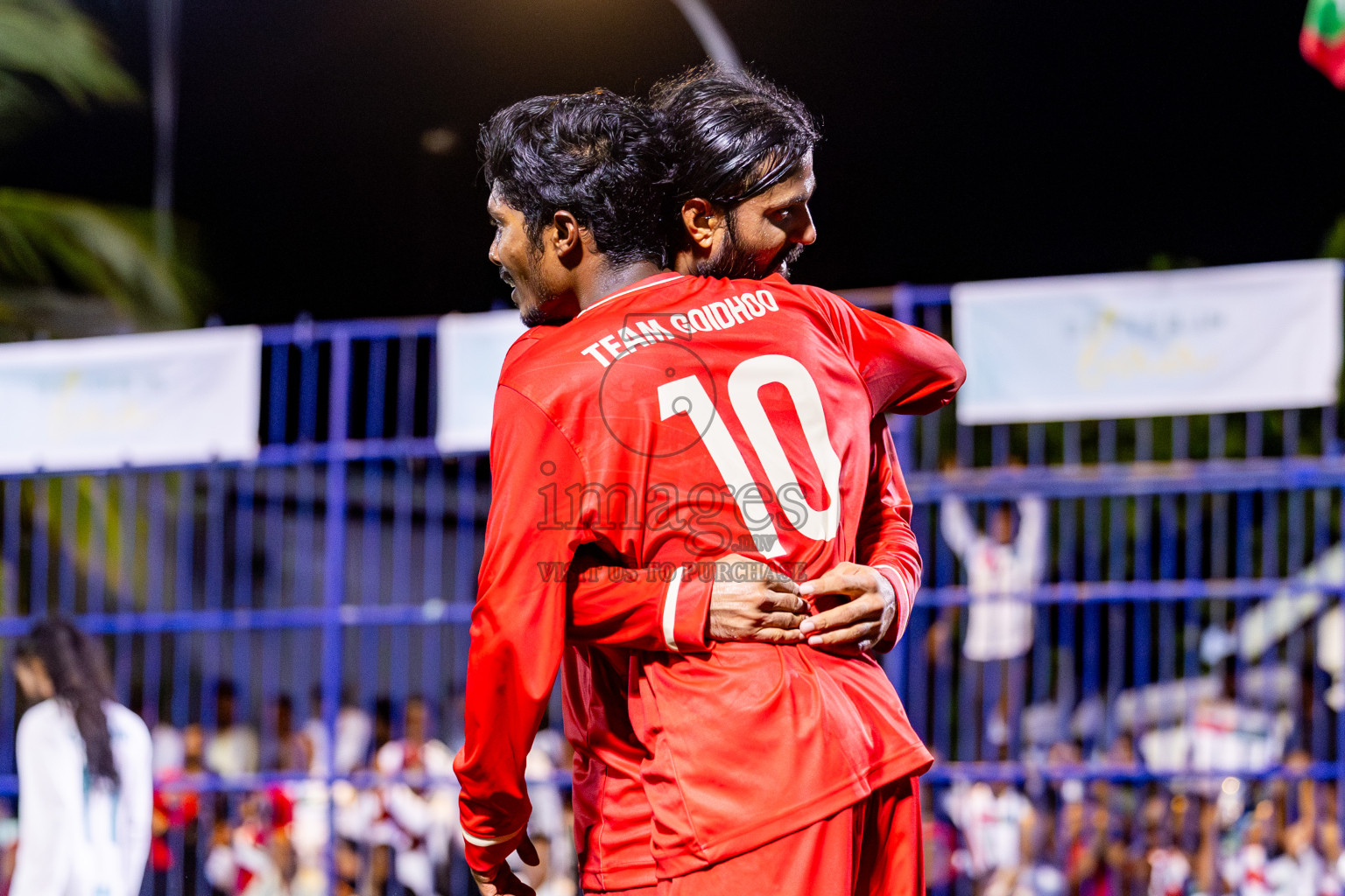 Kamadhoo vs Goidhoo in Day 3 of Better in Baa Futsal Fiesta 2025 Men's division held in B. Eydhafushi, Maldives on Friday, 7th November 2025. Photos: Nausham Waheed / images.mv