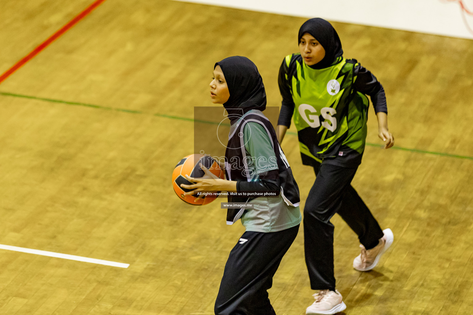 Day 8 of 24th Interschool Netball Tournament 2023 was held in Social Center, Male', Maldives on 3rd November 2023. Photos: Hassan Simah, Nausham Waheed / images.mv