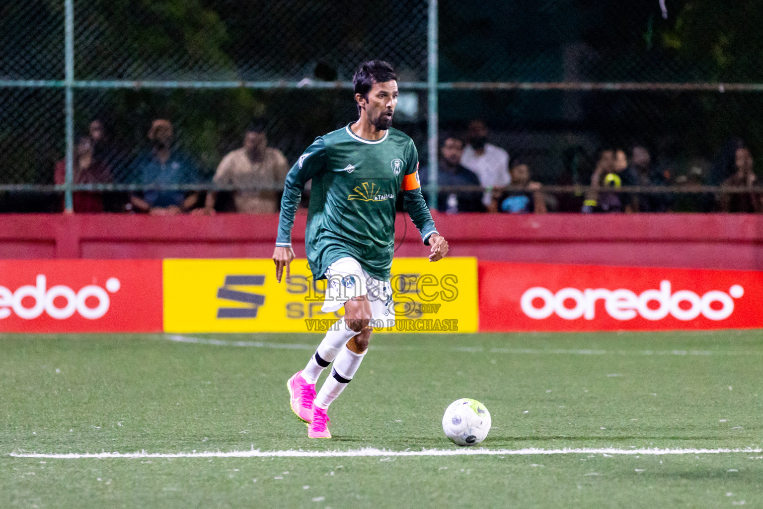 N Miladhoo vs N Maafaru in Day 6 of Golden Futsal Challenge 2024 was held on Saturday, 20th January 2024, in Hulhumale', Maldives Photos: Hassan Simah / images.mv