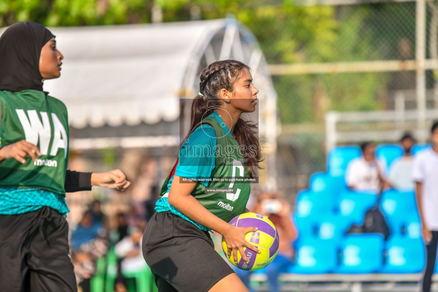 Day 11 of Junior Netball Championship 2022 held in Male', Maldives. Photos by Nausham Waheed