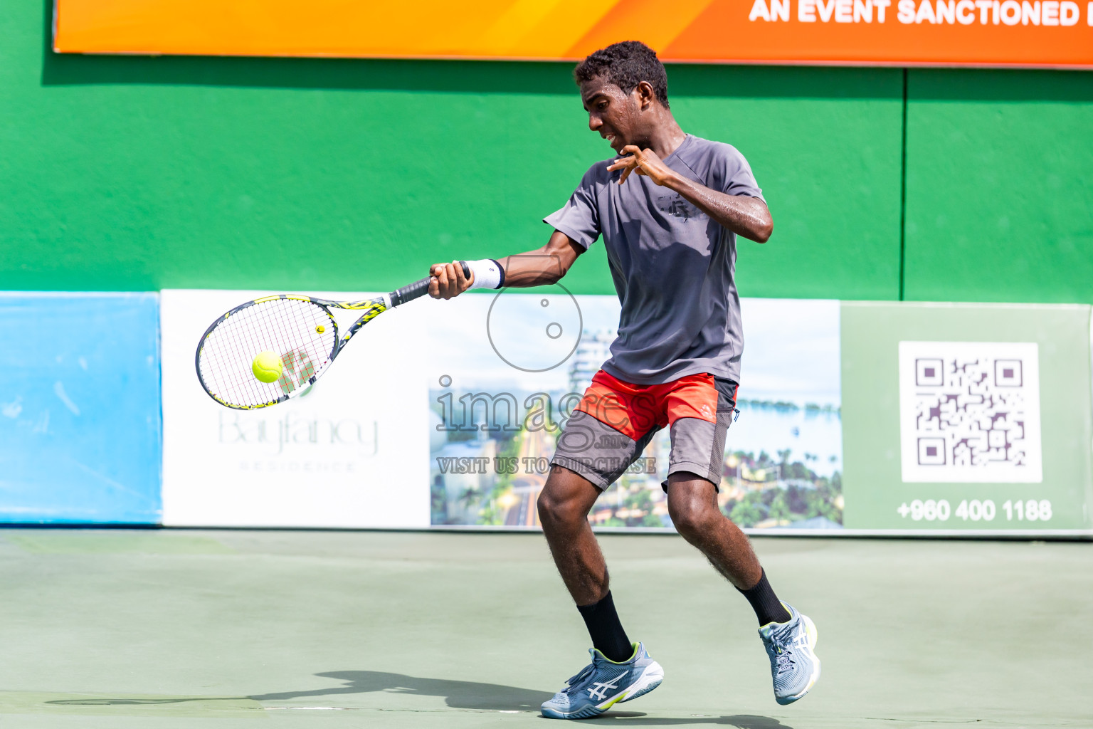 Day 9 of ATF Maldives Junior Open Tennis was held in Male' Tennis Court, Male', Maldives on Friday, 20th December 2024. Photos: Nausham Waheed/ images.mv