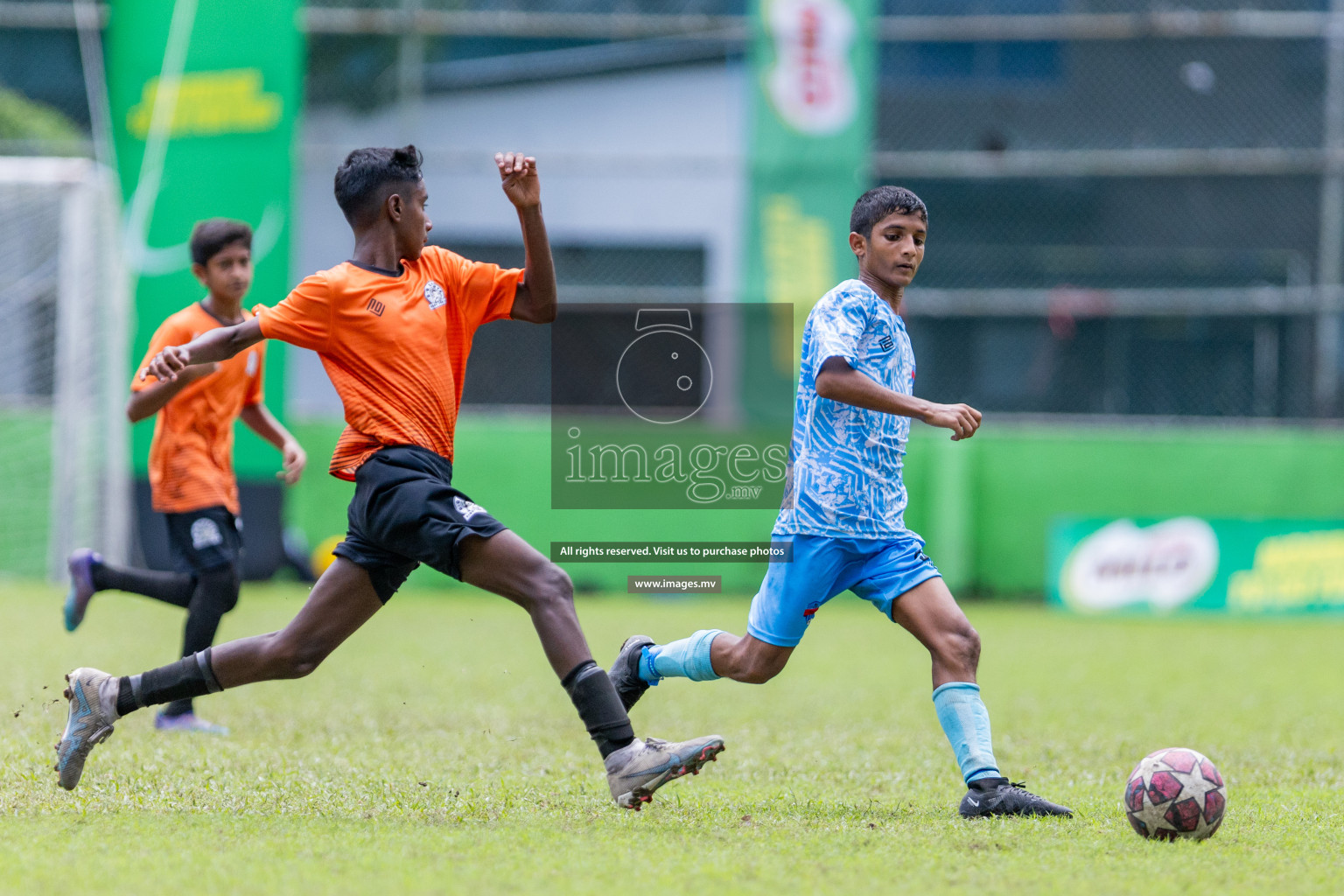 Day 2 of MILO Academy Championship 2023 (u14) was held in Henveyru Stadium Male', Maldives on 4th November 2023. Photos: Nausham Waheed / images.mv