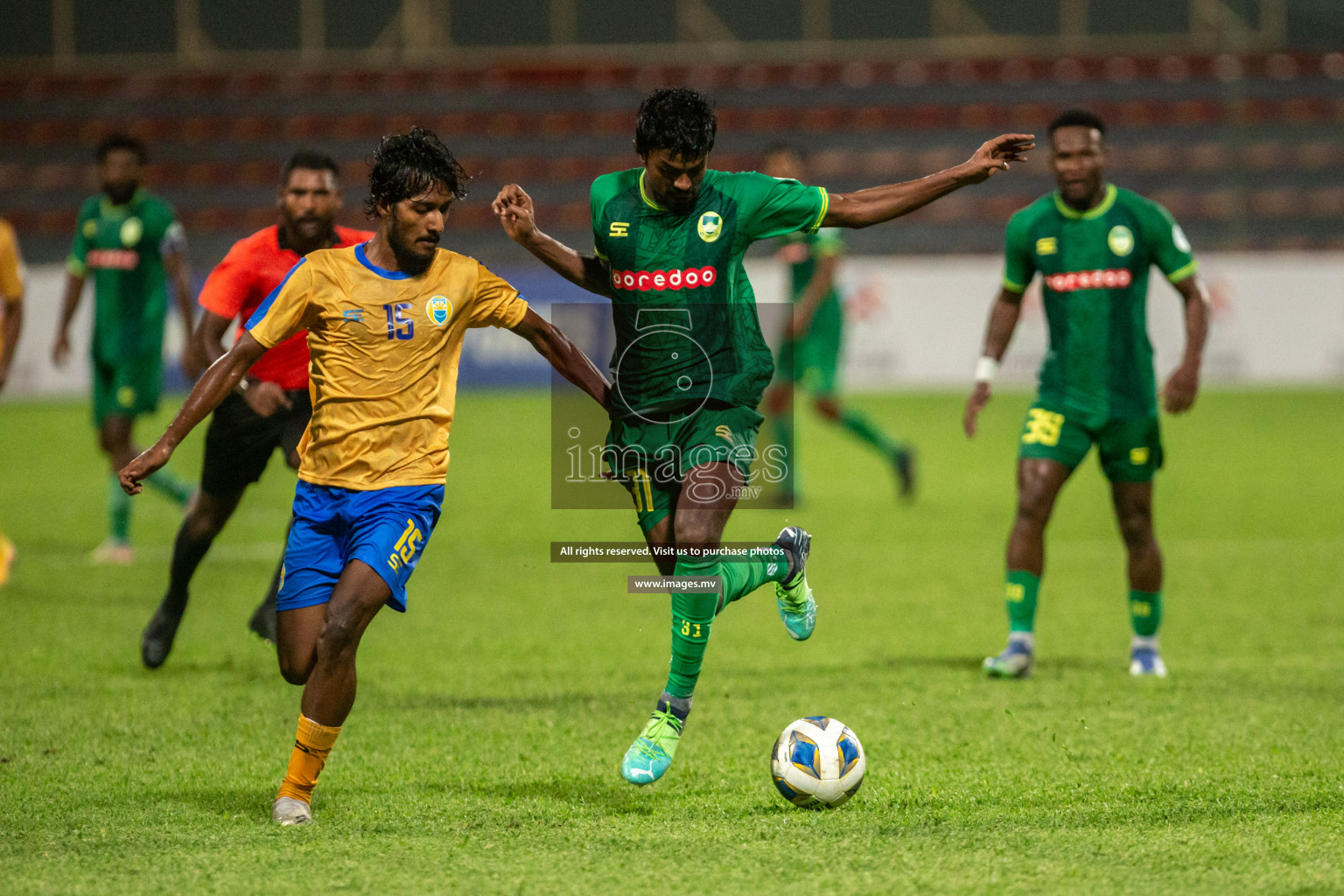 Maziya SRC vs Club Valencia in the Community Shield Match 2021/2022 on 15 December 2021 held in Male', Maldives. Photos: Hassan Simah / images.mv