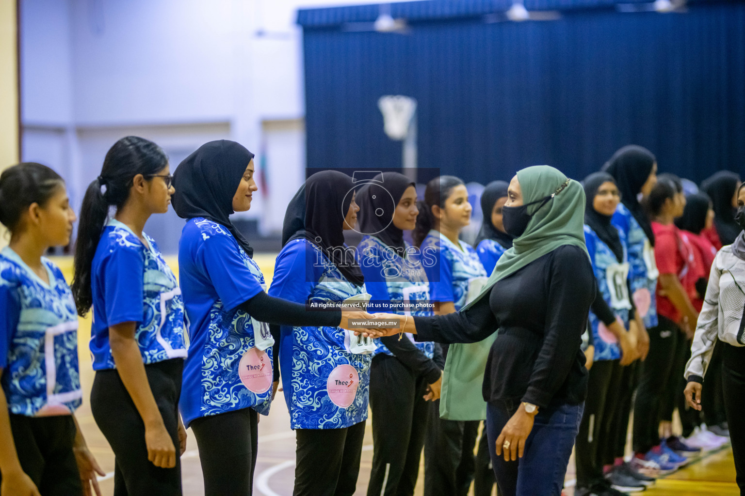 Milo National Netball Tournament 2021 held from 22 November to 05 December 2021 in Social Center Indoor Court, Male, Maldives