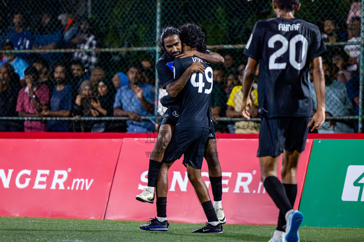 TEAM MACL vs STELCO RC in Quarter Finals of Club Maldives Cup 2024 held in Rehendi Futsal Ground, Hulhumale', Maldives on Wednesday, 9th October 2024. Photos: Nausham Waheed / images.mv