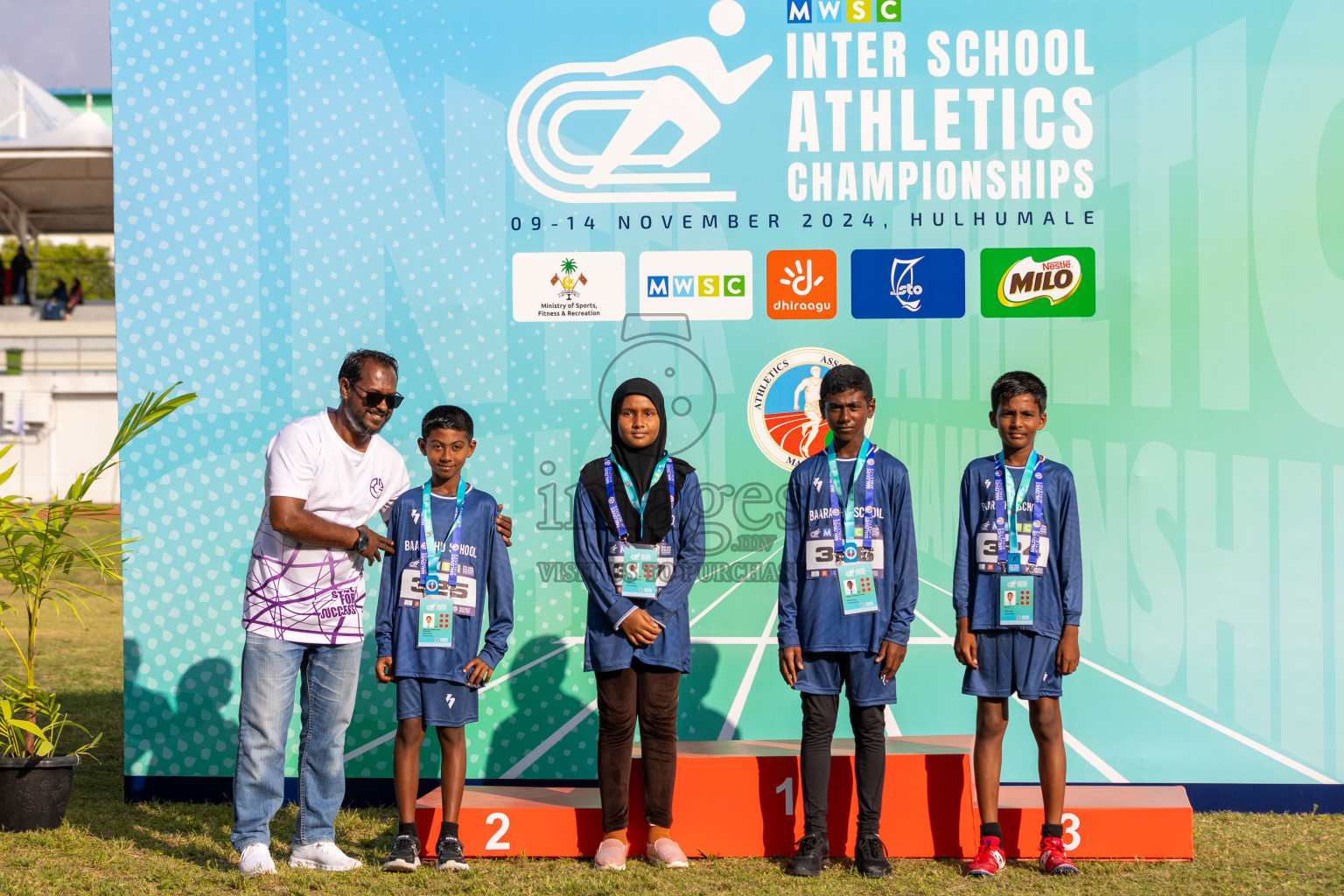 MWSC Interschool Athletics Championships 2024 - Day 3
Day 3 of MWSC Interschool Athletics Championships 2024 held in Hulhumale Running Track, Hulhumale, Maldives on Monday, 11th November 2024. Photos by: Ismail Thoriq / Images.mv