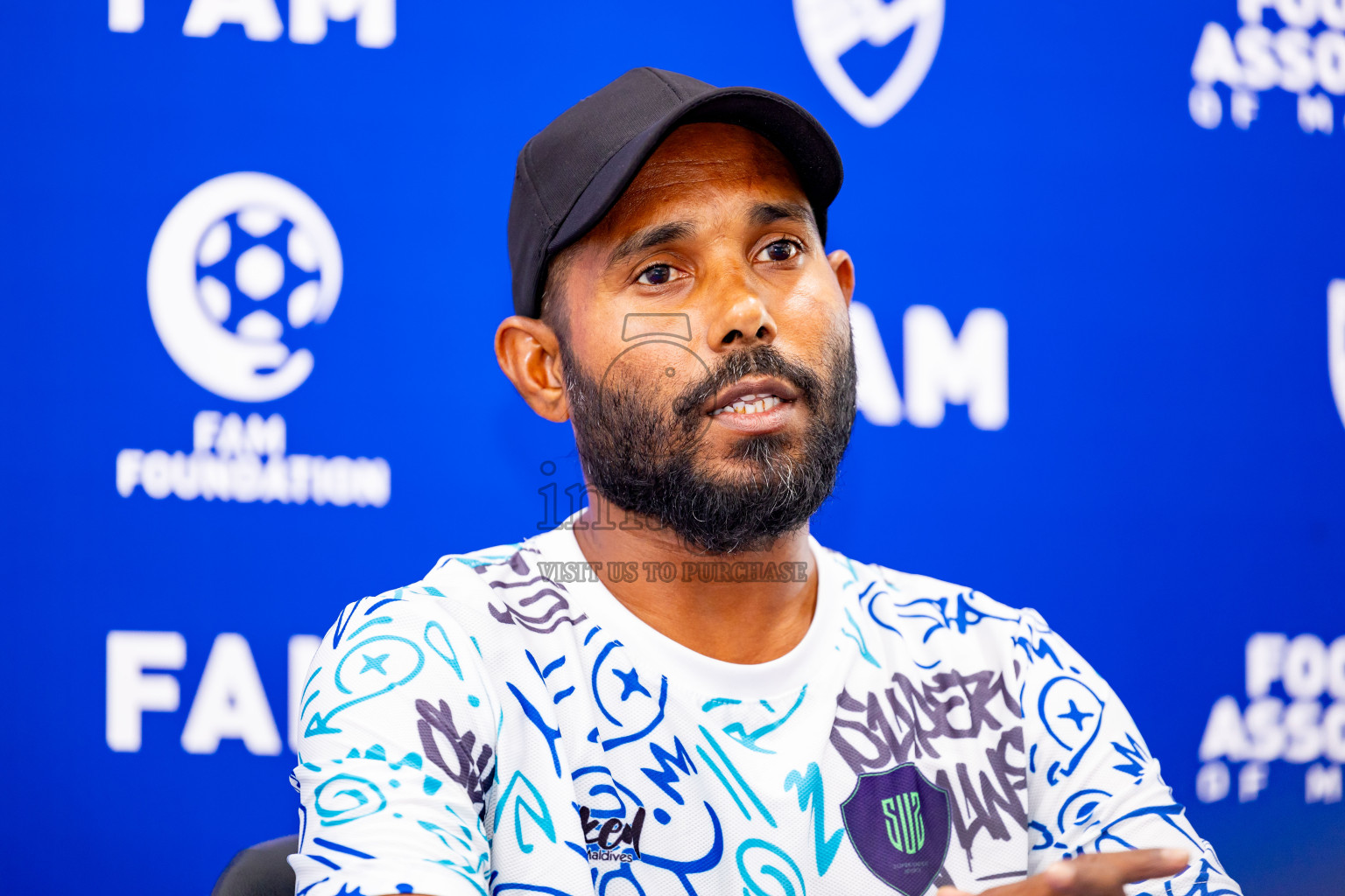 Final Pre-Match Press of Under 19 Youth Championship 2024 was held at National Stadium in Male', Maldives on Sunday, 30th June 2024. Photos: Nausham Waheed / images.mv