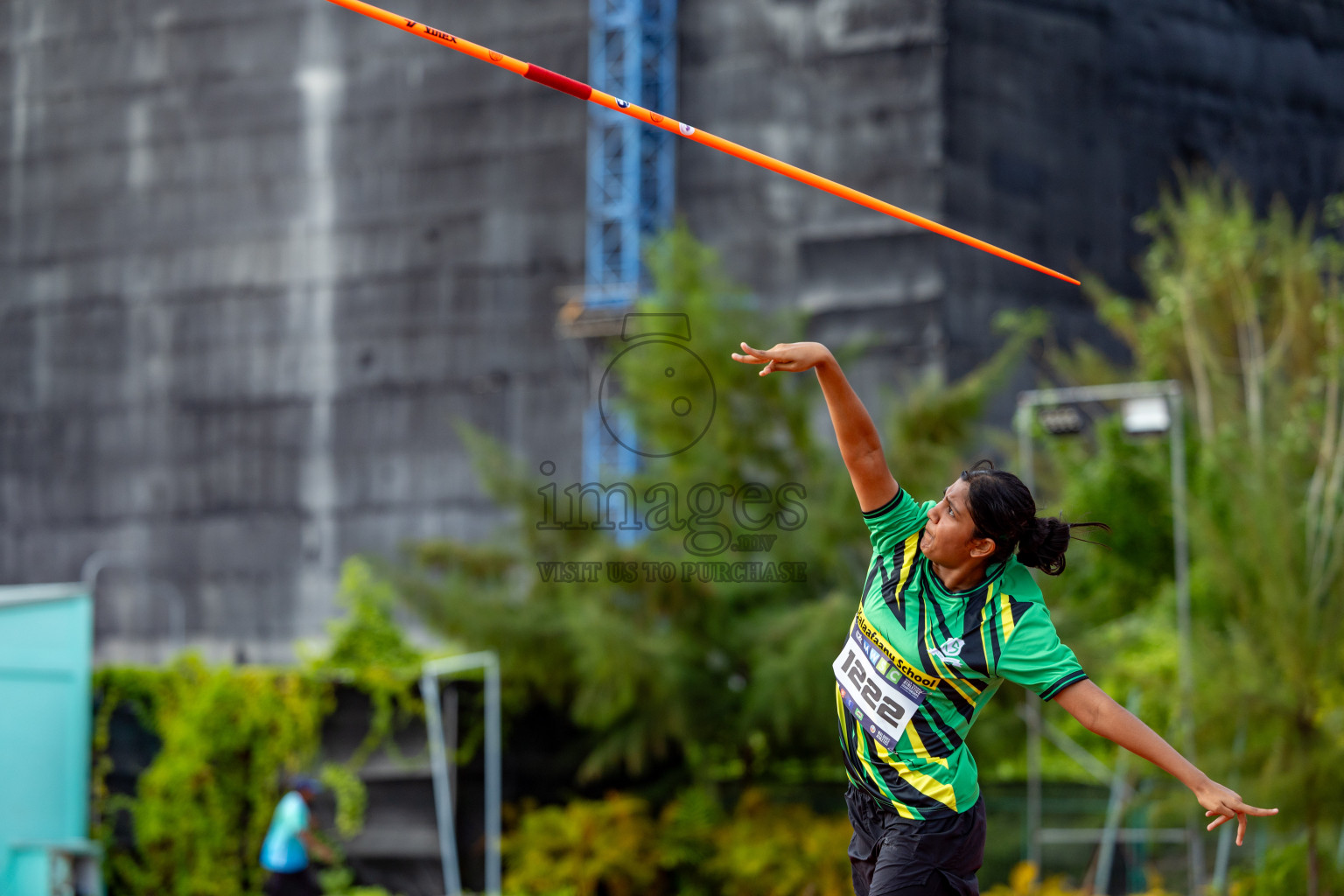 Day 2 of MWSC Interschool Athletics Championships 2024 held in Hulhumale Running Track, Hulhumale, Maldives on Sunday, 10th November 2024. 
Photos by: Hassan Simah / Images.mv