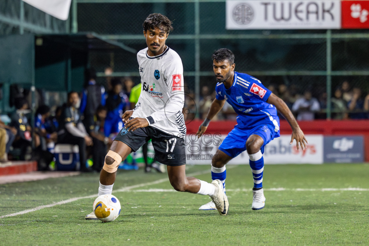 AA Mathiveri vs AA Himandhoo in Day 11 of Golden Futsal Challenge 2025 was held on Wednesday, 15th January 2025, in Hulhumale', Maldives Photos: Mohamed Mahfooz Moosa / images.mv