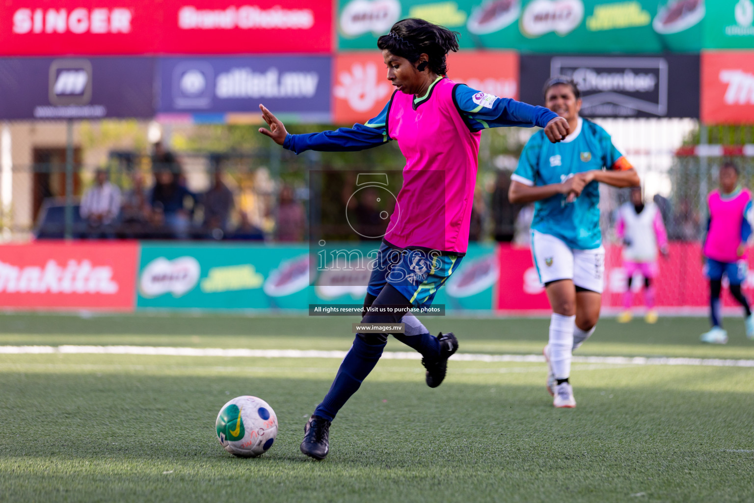 WAMCO vs MACL in 18/30 Futsal Fiesta Classic 2023 held in Hulhumale, Maldives, on Tuesday, 18th July 2023 Photos: Hassan Simah / images.mv