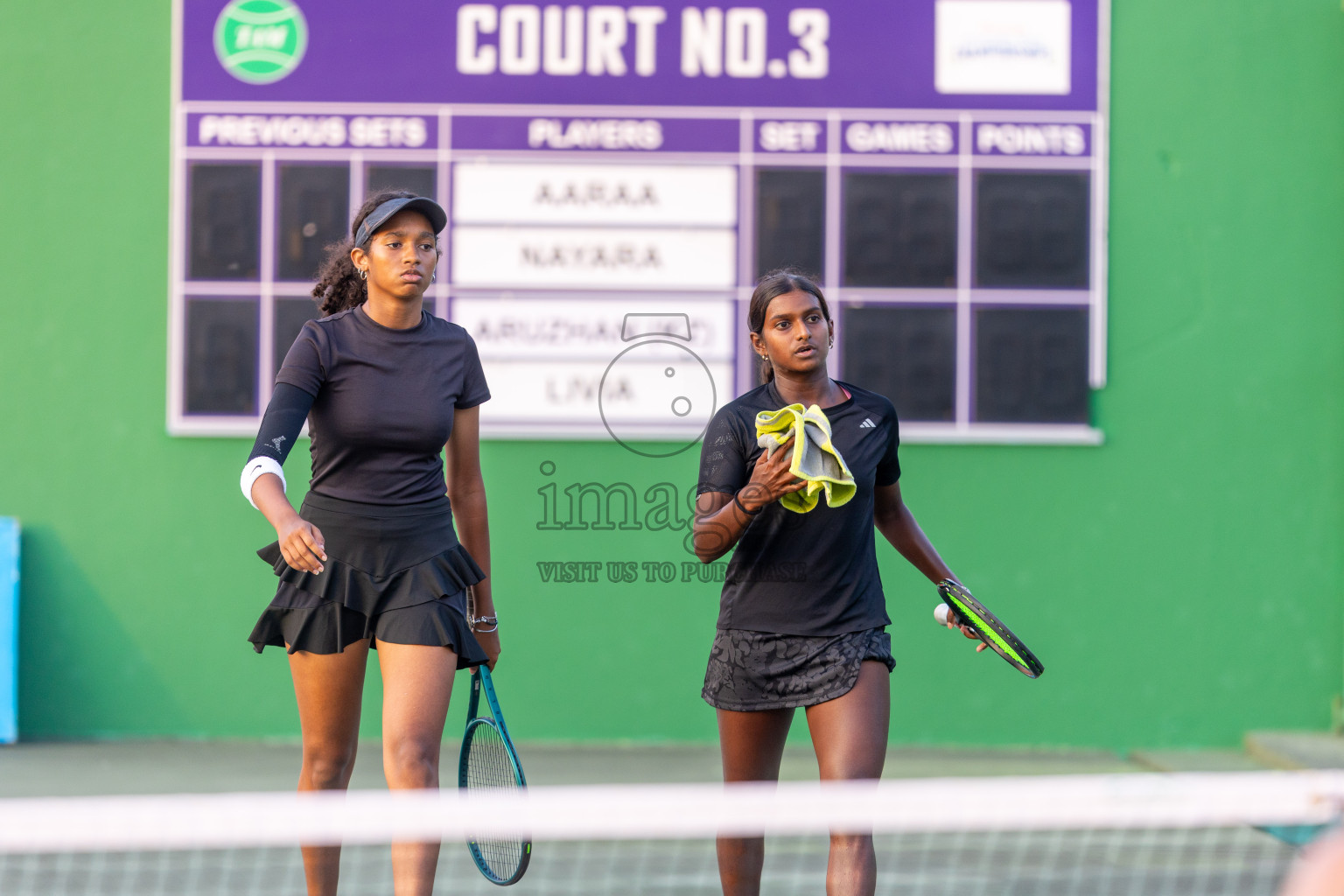 Day 3 of ATF Maldives Junior Open Tennis was held in Male' Tennis Court, Male', Maldives on Wednesday, 11th December 2024. Photos: Ismail Thoriq / images.mv