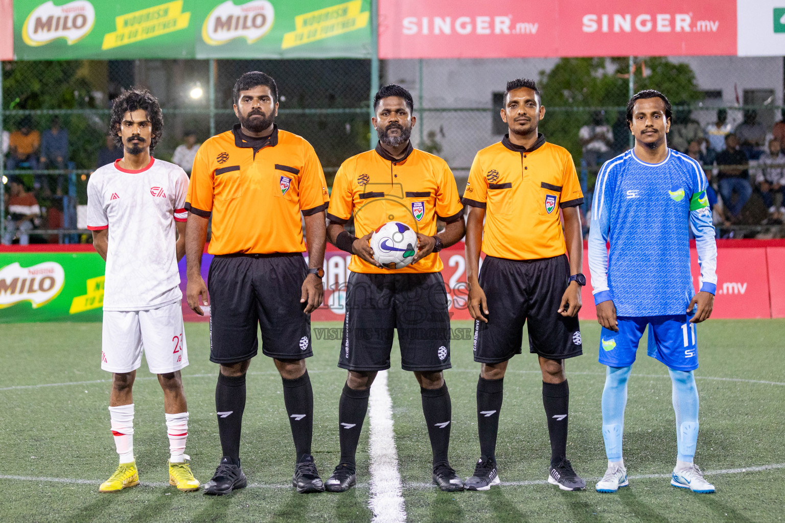 Club Fen vs Club Aasandha in Club Maldives Cup 2024 held in Rehendi Futsal Ground, Hulhumale', Maldives on Friday, 27th September 2024. 
Photos: Hassan Simah / images.mv