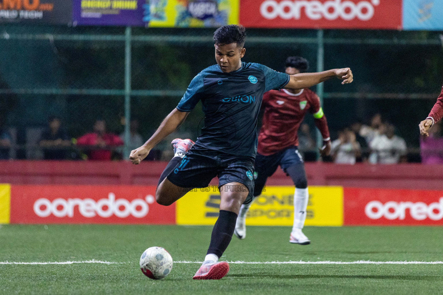 Sh Feydhoo vs Sh Foakaidhoo in Day 16 of Golden Futsal Challenge 2024 was held on Tuesday, 30th January 2024, in Hulhumale', Maldives Photos: Nausham Waheed / images.mv