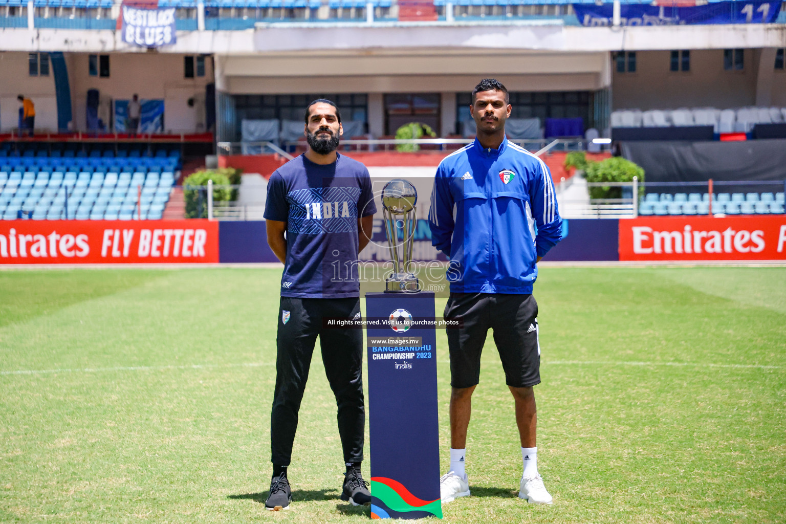 Saff Championship Final Pre-match press conference held in Sree Kanteerava Stadium, Bengaluru, India, on Monday, 3rd July 2023. Photos: Nausham Waheed / images.mv