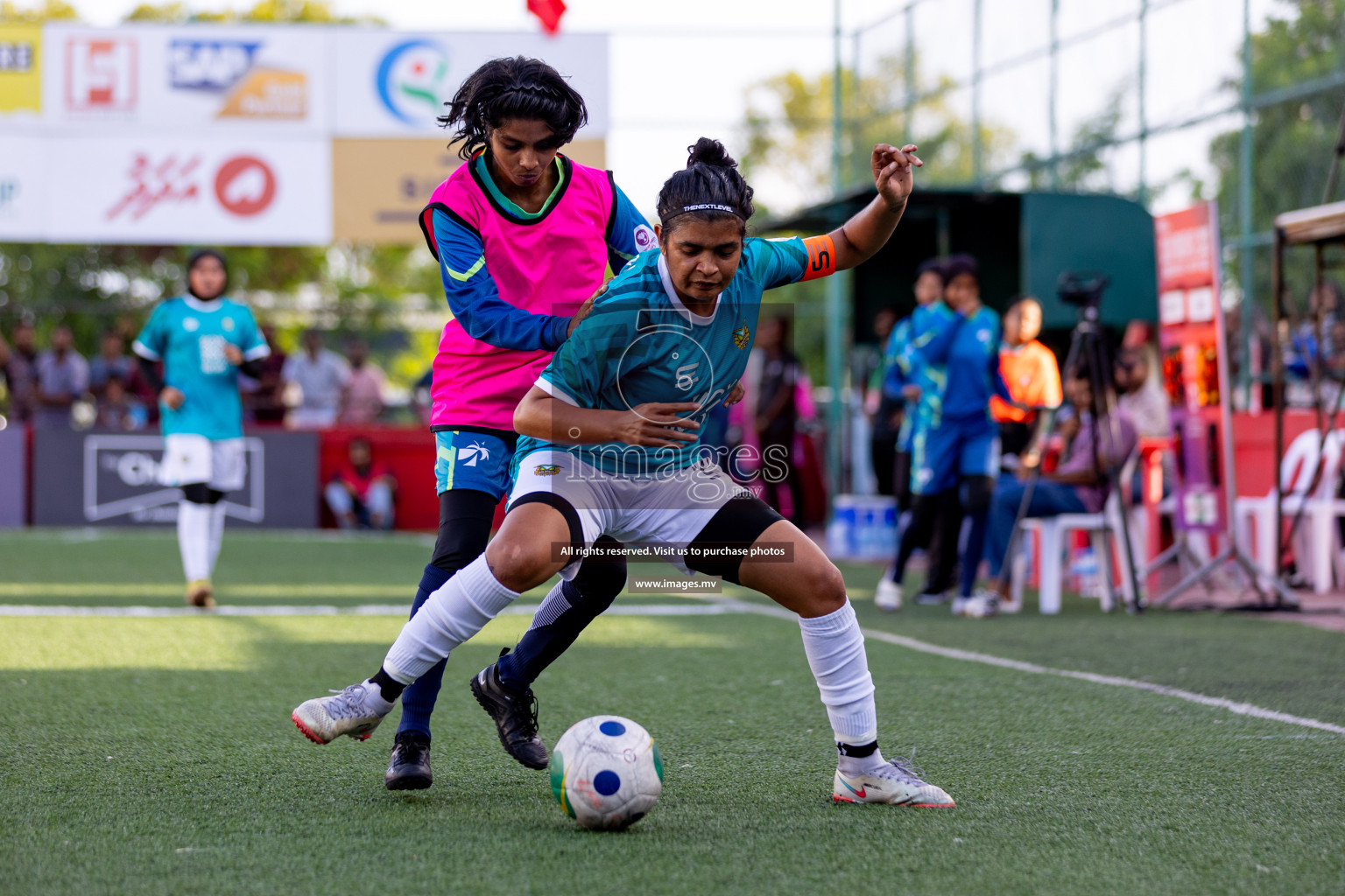 WAMCO vs MACL in 18/30 Futsal Fiesta Classic 2023 held in Hulhumale, Maldives, on Tuesday, 18th July 2023 Photos: Hassan Simah / images.mv