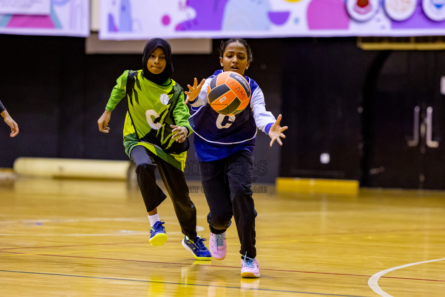 Day 10 of 25th Inter-School Netball Tournament was held in Social Center at Male', Maldives on Tuesday, 20th August 2024. Photos: Nausham Waheed / images.mv