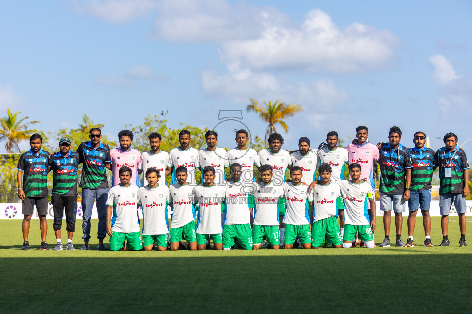 Huss Songun Football Team vs CC Sports Club in Day 2 of Eydhafushi Cup 2025 held in Eydhafushi Football Stadium at B. Eydhafushi, Maldives on Saturday, 6th September 2025. Photos: Mohamed Mahfouz Moosa / images.mv