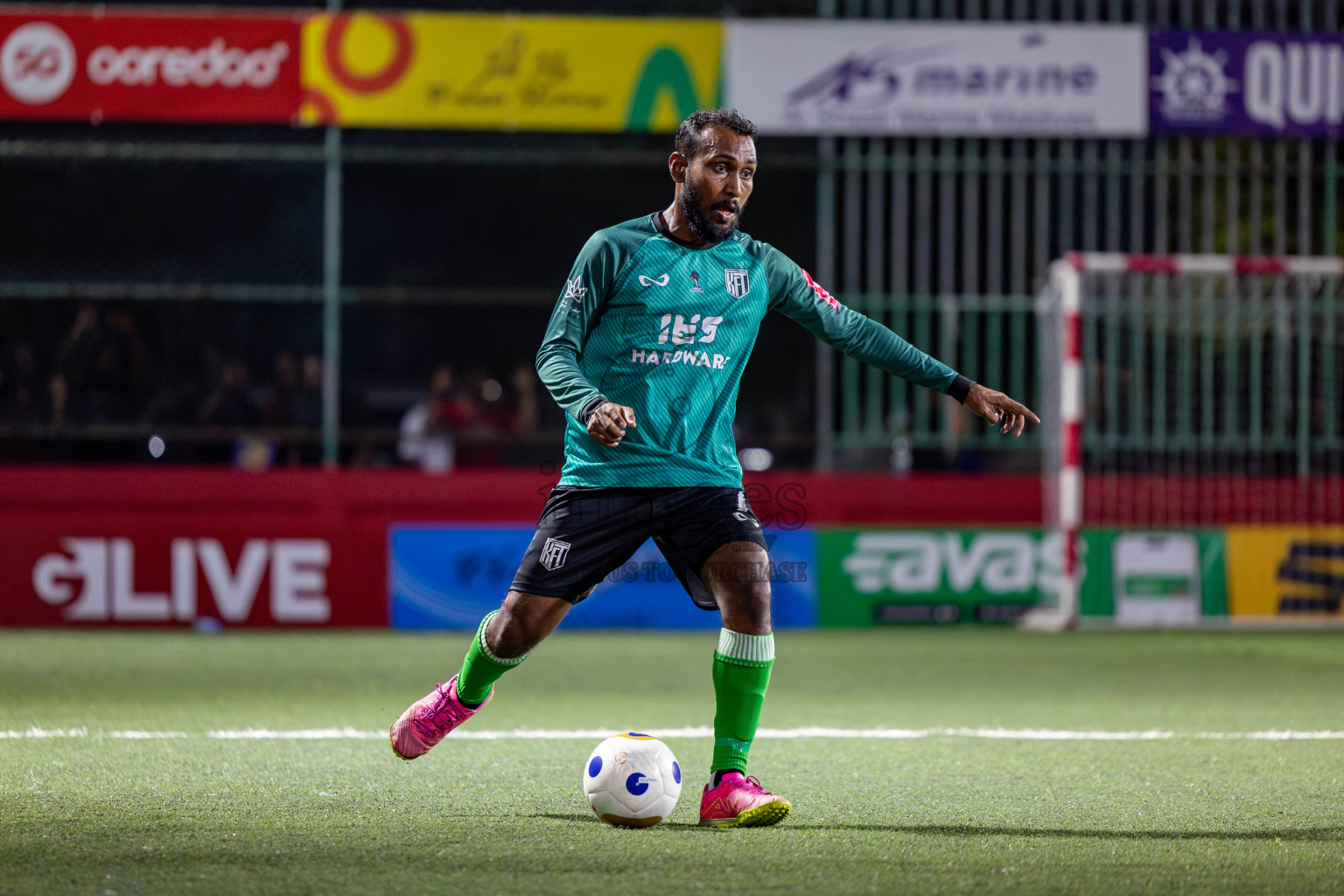 HA. Maarandhoo vs HA. Kelaa in Day 1 of Golden Futsal Challenge 2025 on Sunday, 5th January 2025, in Hulhumale', Maldives 
Photos: Nausham Waheed / images.mv