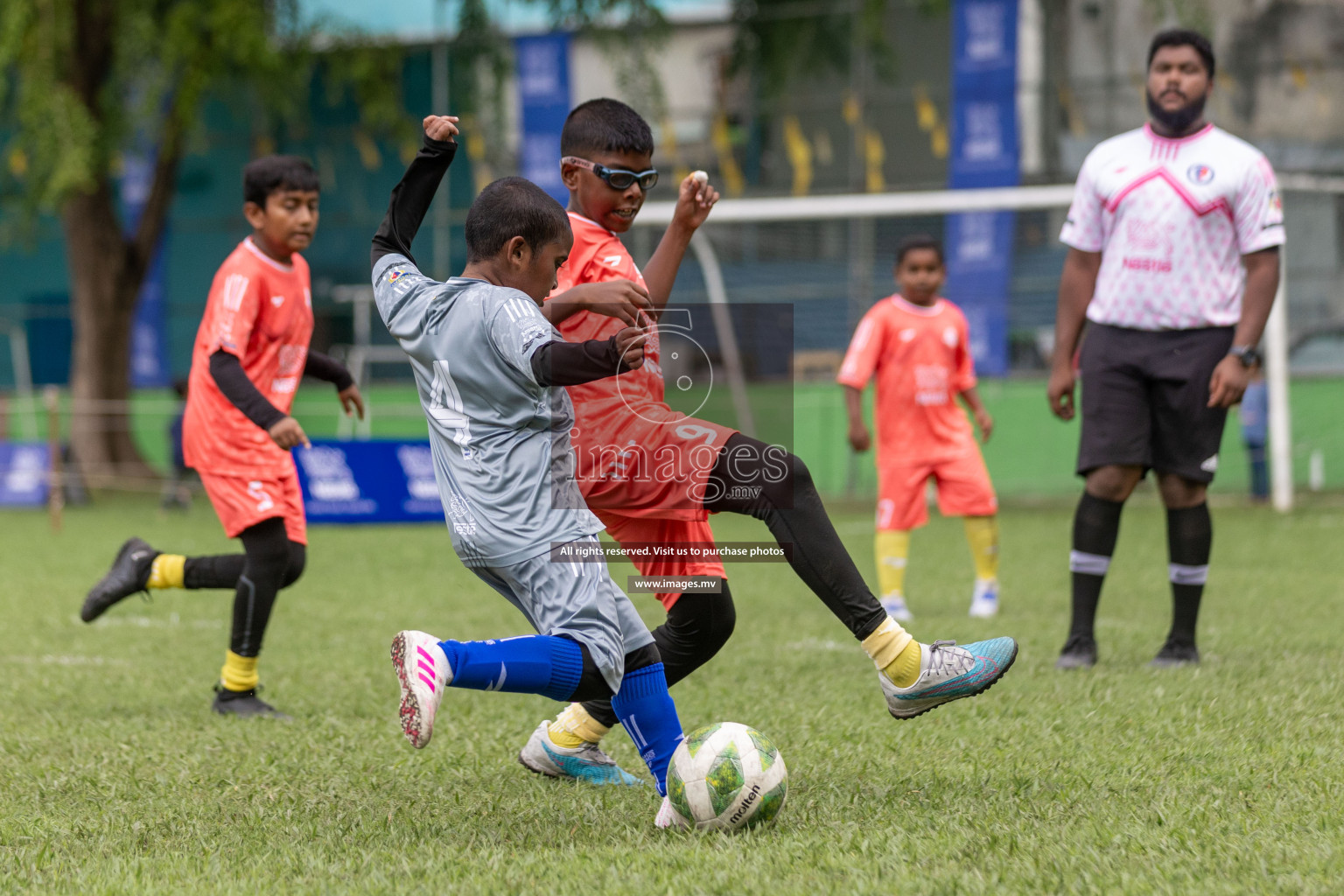 Day 1 of Nestle kids football fiesta, held in Henveyru Football Stadium, Male', Maldives on Wednesday, 11th October 2023 Photos: Shut Abdul Sattar/ Images.mv