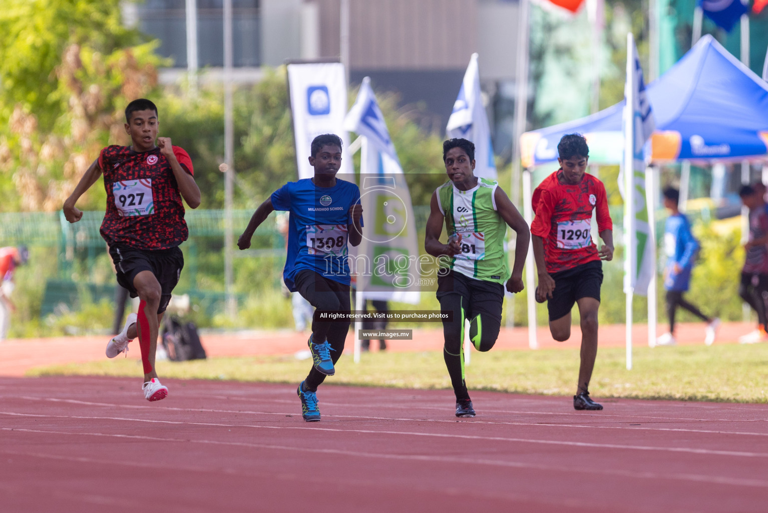 Day two of Inter School Athletics Championship 2023 was held at Hulhumale' Running Track at Hulhumale', Maldives on Sunday, 15th May 2023. Photos: Shuu/ Images.mv