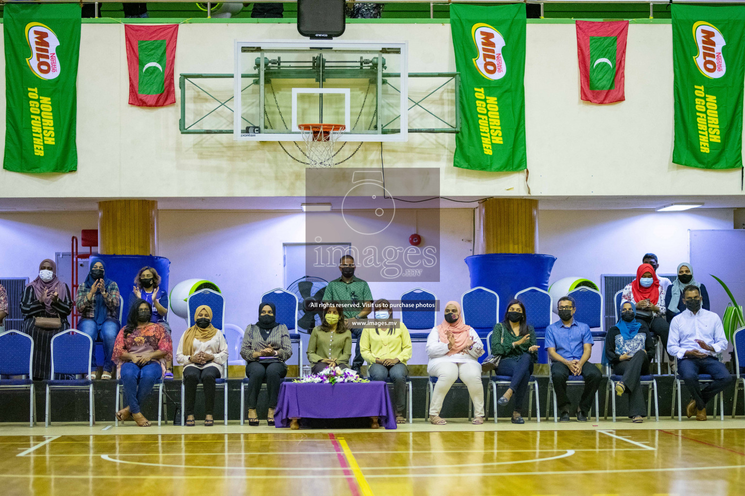 Kulhudhuffushi Youth & R.C vs Club Green Streets in the Finals of Milo National Netball Tournament 2021 (Women's) held on 5th December 2021 in Male', Maldives Photos: Ismail Thoriq / images.mv