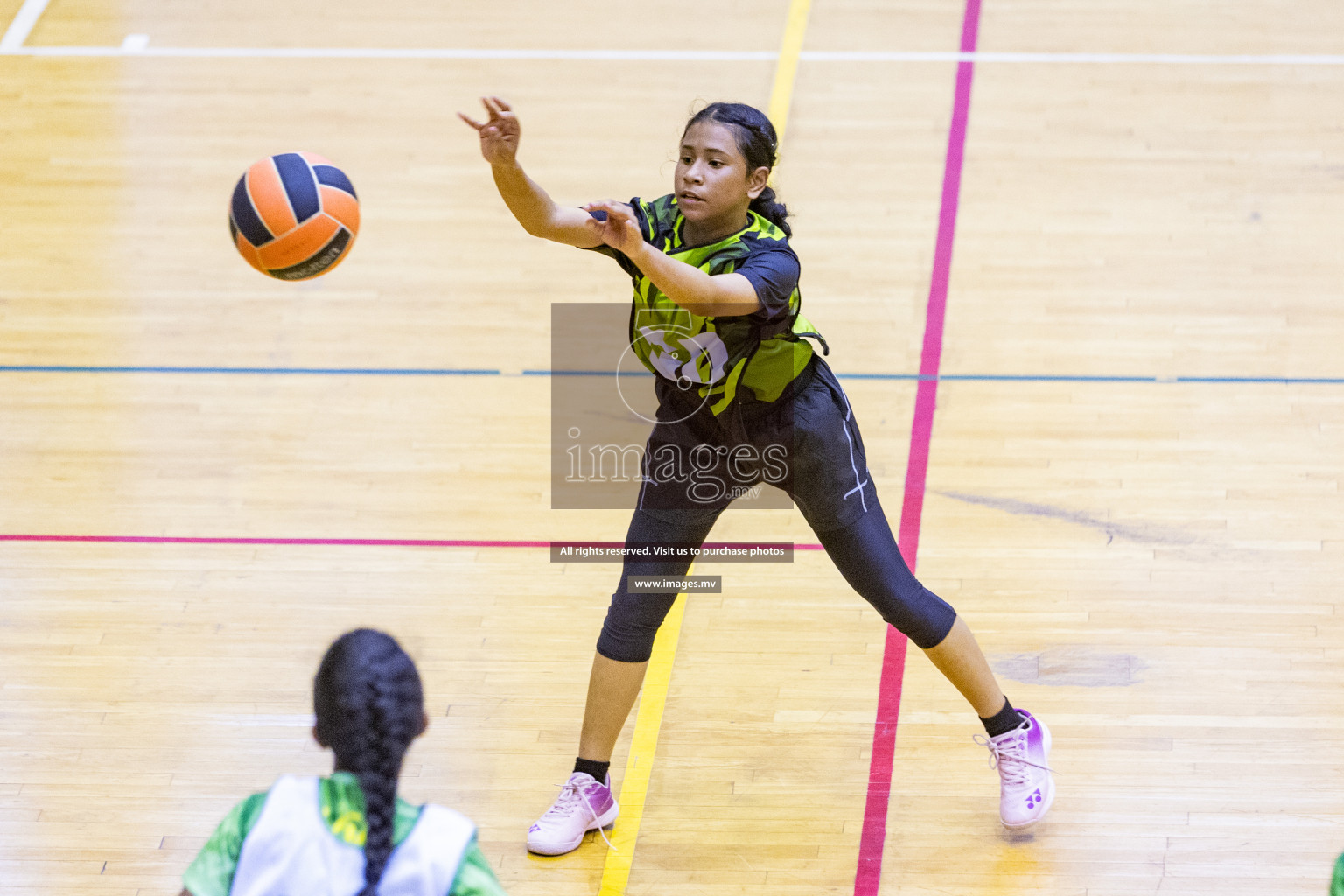 Day3 of 24th Interschool Netball Tournament 2023 was held in Social Center, Male', Maldives on 29th October 2023. Photos: Nausham Waheed, Mohamed Mahfooz Moosa / images.mv