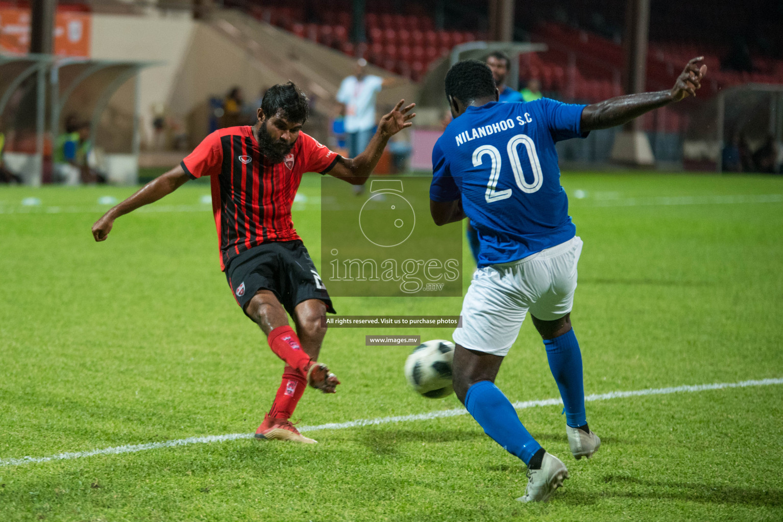TC Sports Club vs Nilandhoo in Dhiraagu Dhivehi Premier League held in Male', Maldives on 16th December 2019 Photos: Ismail Thoriq/images.mv