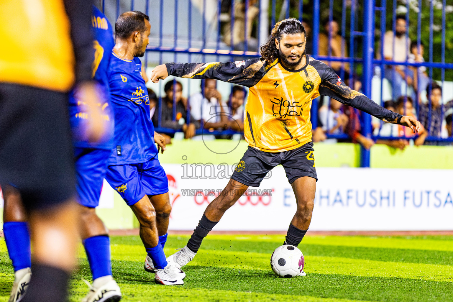 All Wolves vs Friends in Day 3 of Eydhafushi Futsal Cup 2024 was held on Wednesday, 10th April 2024, in B Eydhafushi, Maldives Photos: Nausham Waheed / images.mv