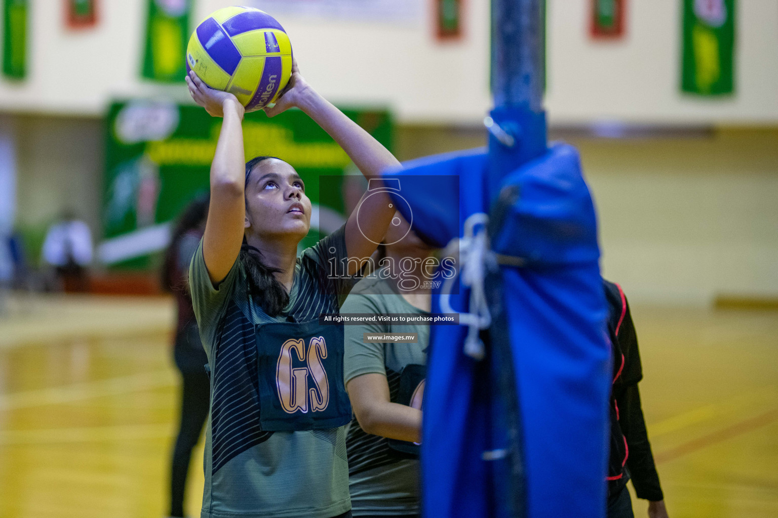 Kulhudhuffushi Youth & R.C vs Club Green Streets in the Finals of Milo National Netball Tournament 2021 (Women's) held on 5th December 2021 in Male', Maldives Photos: Ismail Thoriq / images.mv