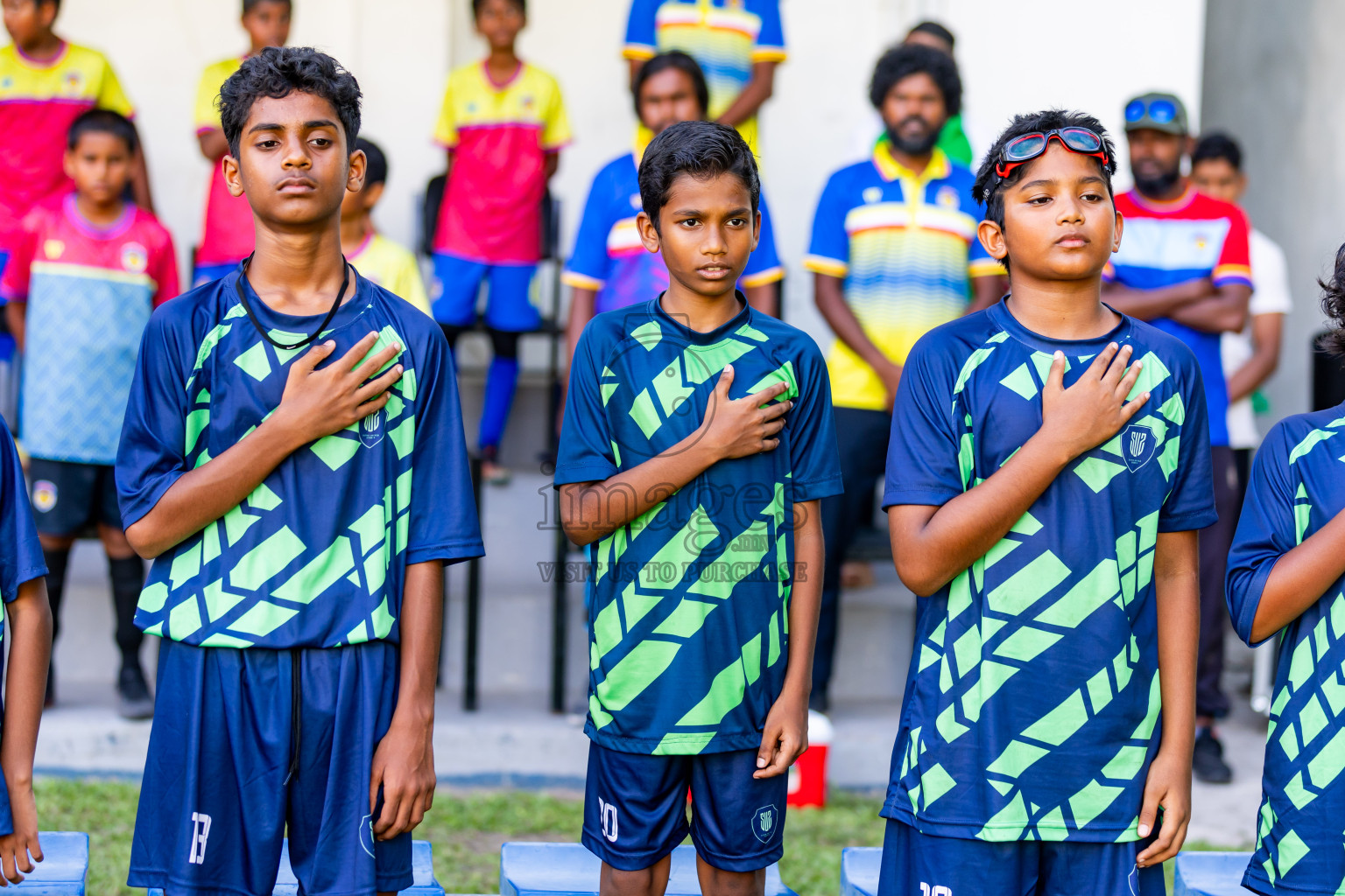 Day 4 of MILO Academy Championship 2024 - U12 was held at Henveiru Grounds in Male', Maldives on Sunday, 7th July 2024. Photos: Nausham Waheed / images.mv