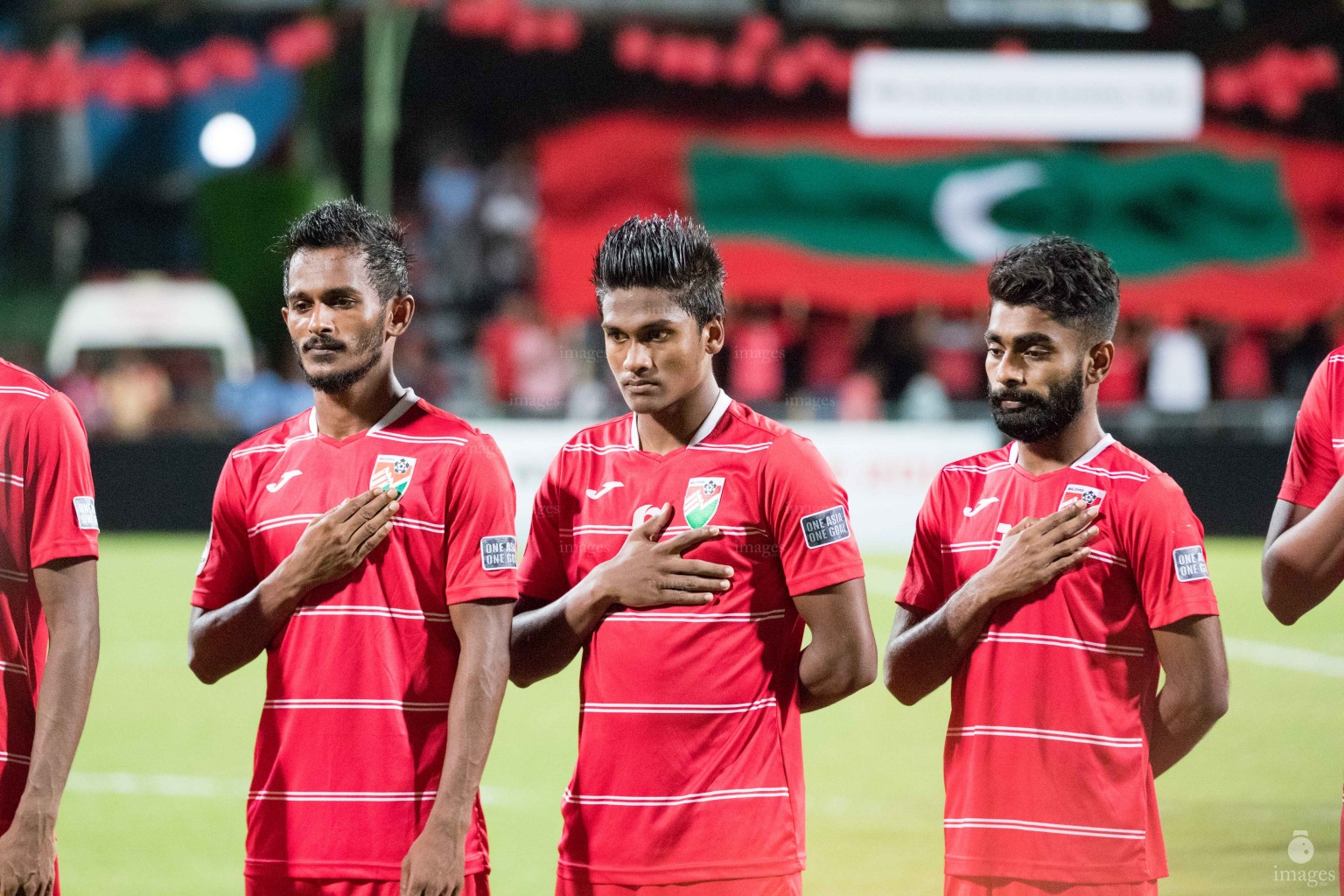 Asian Cup Qualifier between Maldives and Oman in National Stadium, on 10 October 2017 Male' Maldives. ( Images.mv Photo: Abdulla Abeedh )