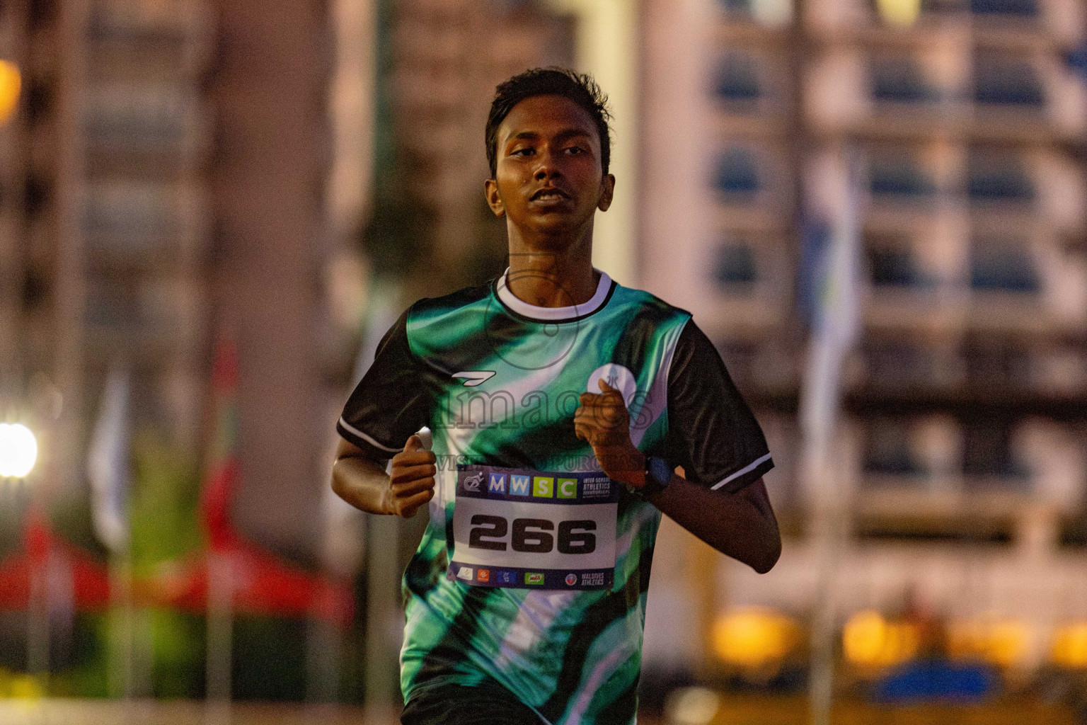 Day 1 of MWSC Interschool Athletics Championships 2024 held in Hulhumale Running Track, Hulhumale, Maldives on Saturday, 9th November 2024. 
Photos by: Hassan Simah / Images.mv