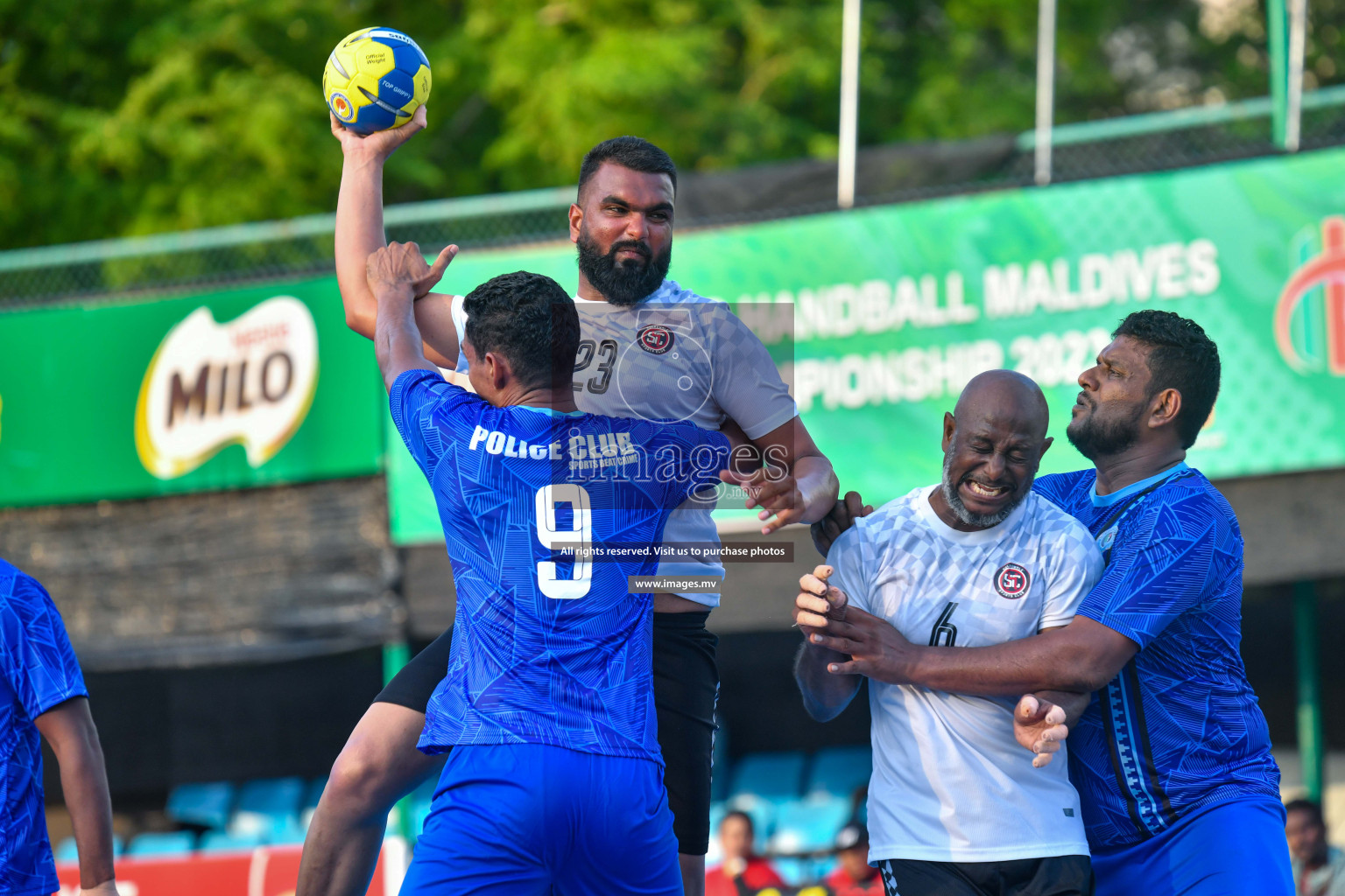 Day 2 of 6th MILO Handball Maldives Championship 2023, held in Handball ground, Male', Maldives on Friday, 21st May 2023 Photos: Nausham Waheed/ Images.mv