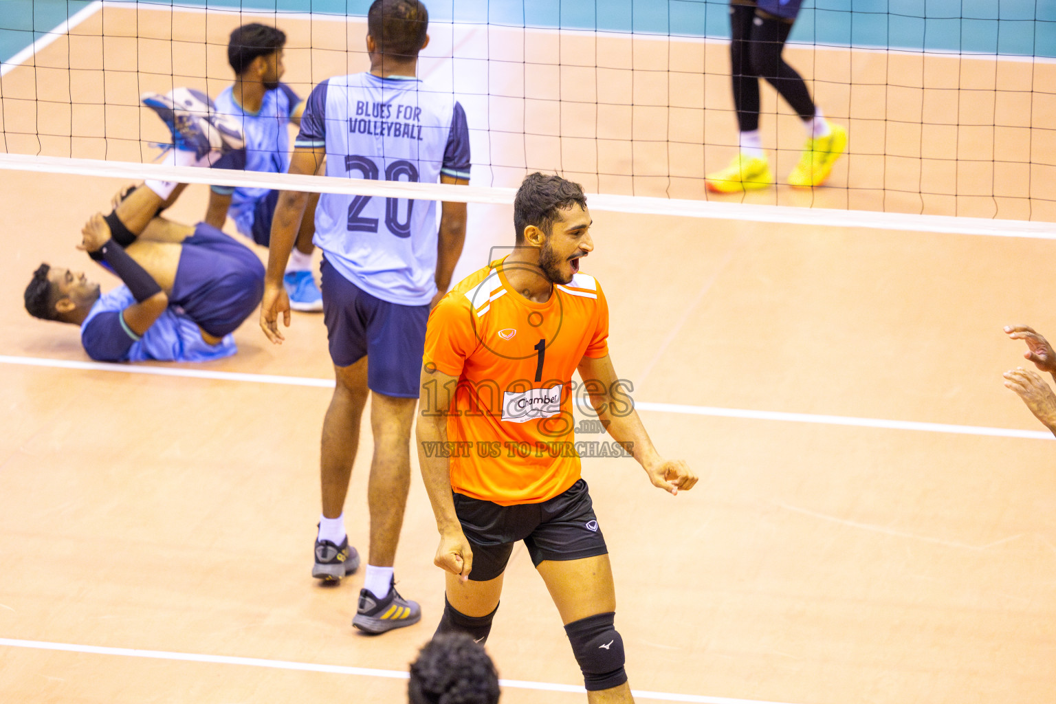 Sports Club City vs Blues for Volleyball in Day 2 of MILO VAM Cup 2025 held in Male', Maldives on Thursday, 26th June2025 at Social Center Indoor Hall 
Photos By: Ismail Thoriq / images.mv