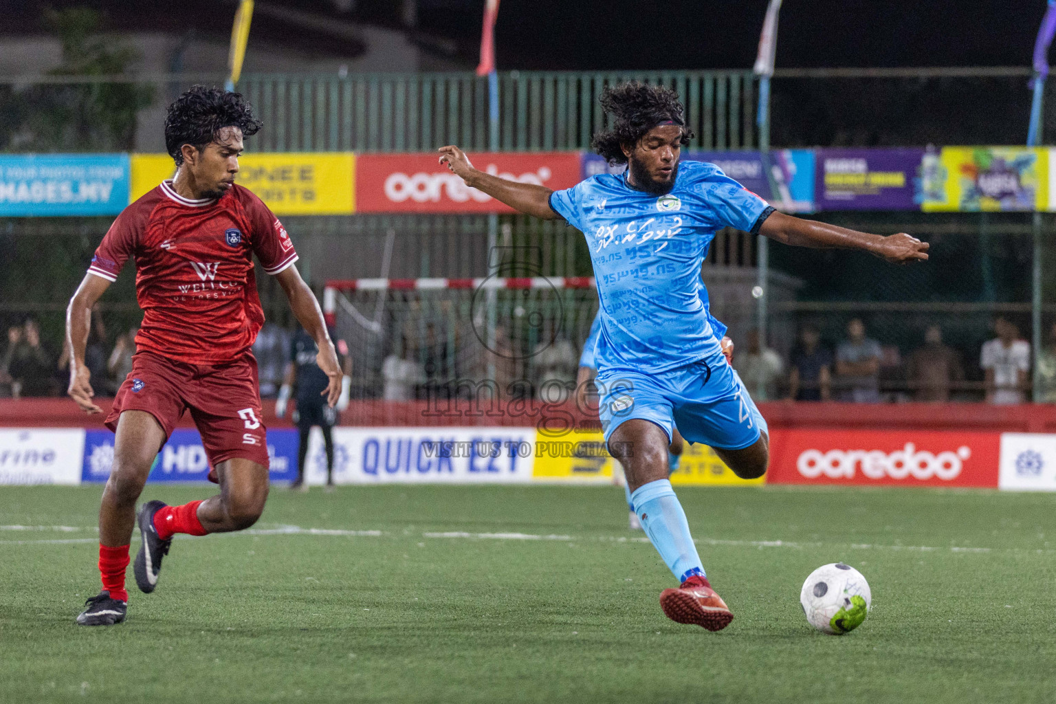 GA Vilingili vs GA Dhevvadhoo in Day 19 of Golden Futsal Challenge 2024 was held on Friday, 2nd February 2024 in Hulhumale', Maldives Photos: Nausham Waheed / images.mv