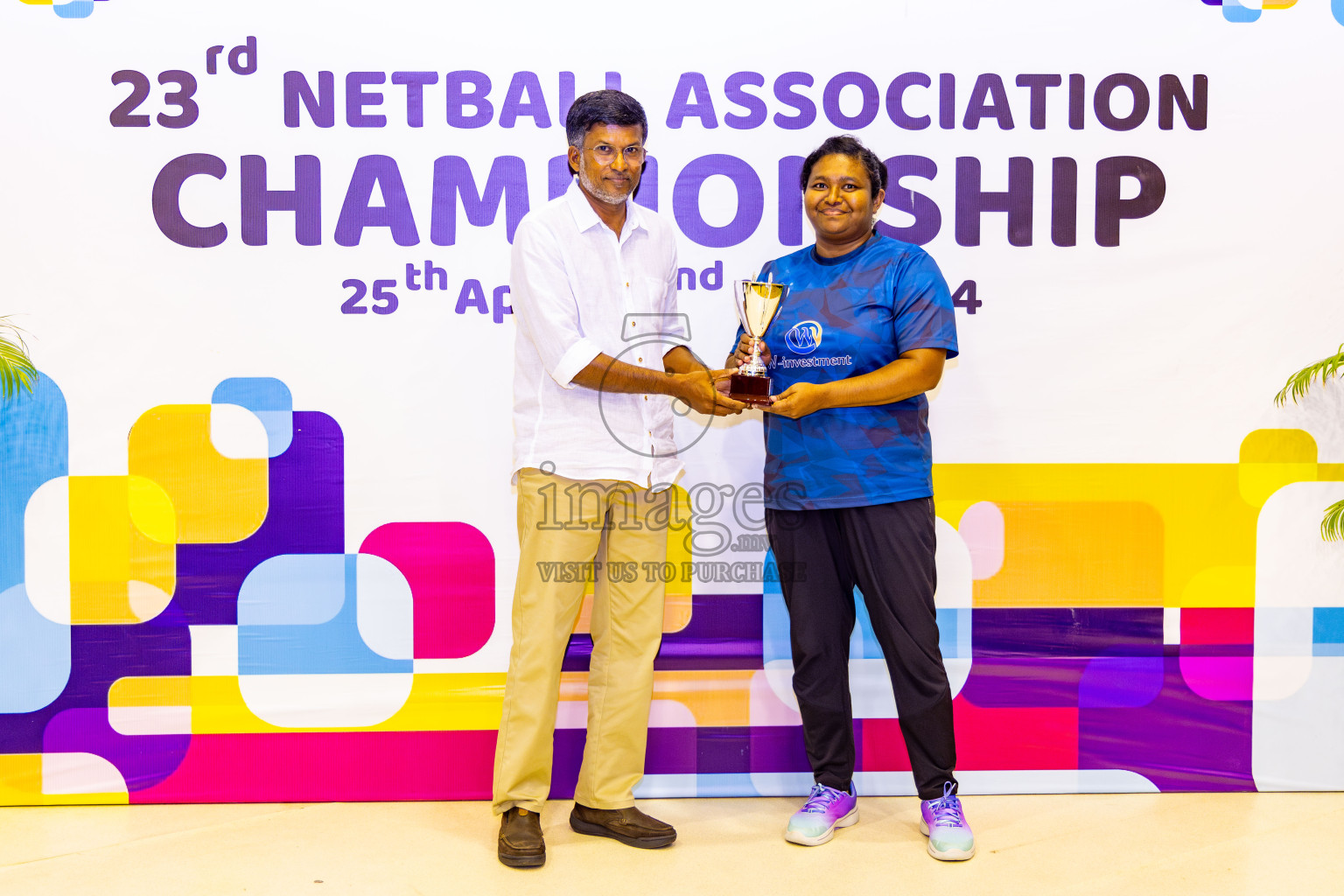 Final of 23rd Netball Association Championship was held in Social Canter at Male', Maldives on Sunday, 5th May 2024. Photos: Nausham Waheed / images.mv