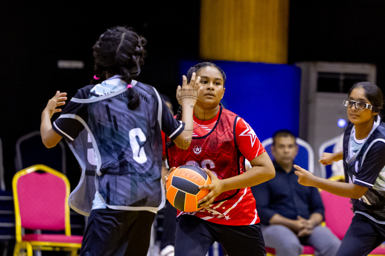 Day 7 of 25th Inter-School Netball Tournament was held in Social Center at Male', Maldives on Saturday, 17th August 2024. Photos: Nausham Waheed / images.mv