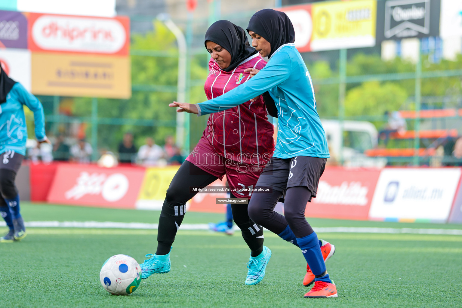 MIRA SC vs Club MYS in 18/30 Futsal Fiesta Classic 2023 held in Hulhumale, Maldives, on Tuesday, 18th July 2023 Photos: Nausham Waheed / images.mv