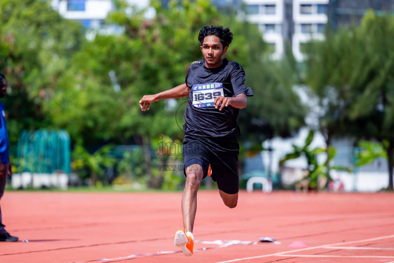 Day 3 of MWSC Interschool Athletics Championships 2024 held in Hulhumale Running Track, Hulhumale, Maldives on Monday, 11th November 2024. Photos by:  Nausham Waheed / Images.mv