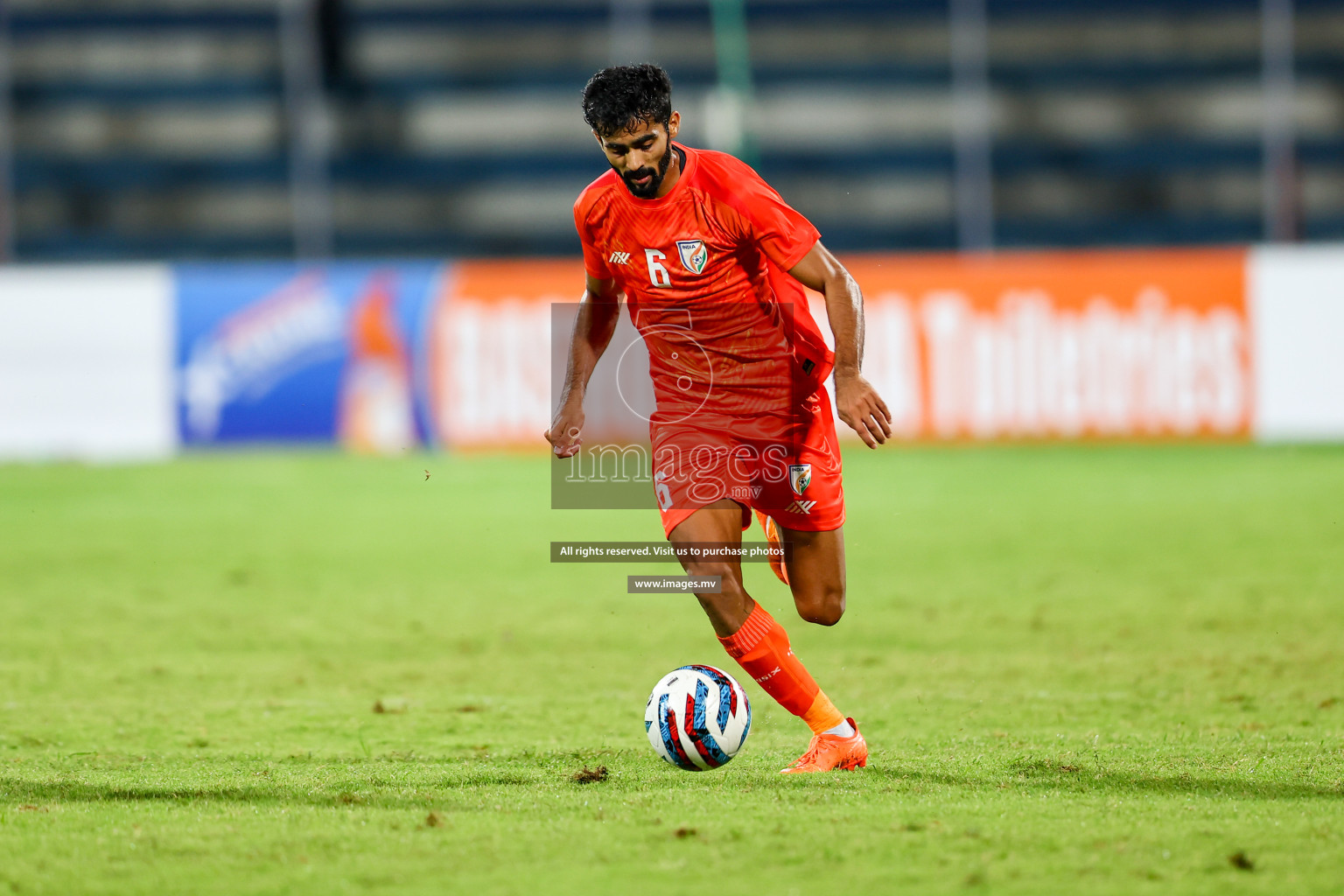 Nepal vs India in SAFF Championship 2023 held in Sree Kanteerava Stadium, Bengaluru, India, on Saturday, 24th June 2023. Photos: Nausham Waheed, Hassan Simah / images.mv