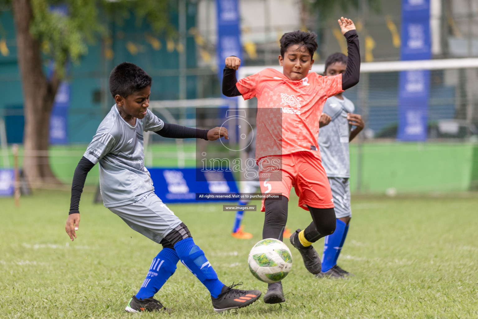 Day 1 of Nestle kids football fiesta, held in Henveyru Football Stadium, Male', Maldives on Wednesday, 11th October 2023 Photos: Shut Abdul Sattar/ Images.mv