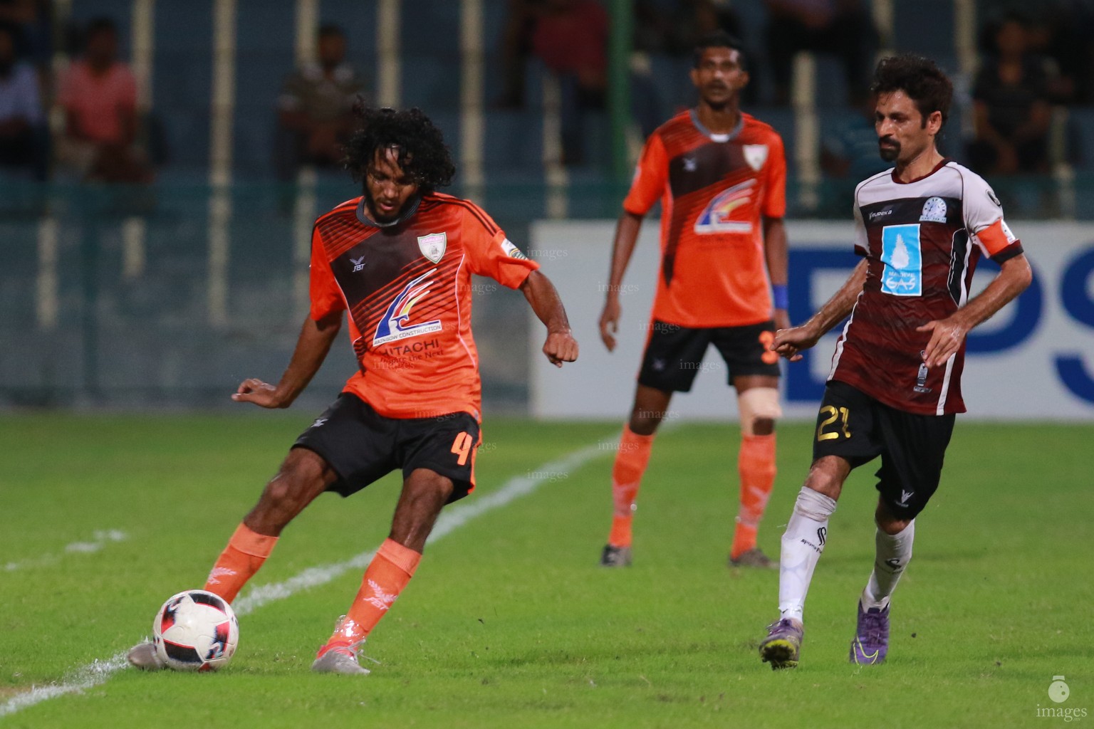 Club Eagles vs BG Sports in the third round of Ooredoo Dhivehi Premiere League. 2016 Male', Thursday 25 August 2016. (Images.mv Photo: Abdulla Abeedh)