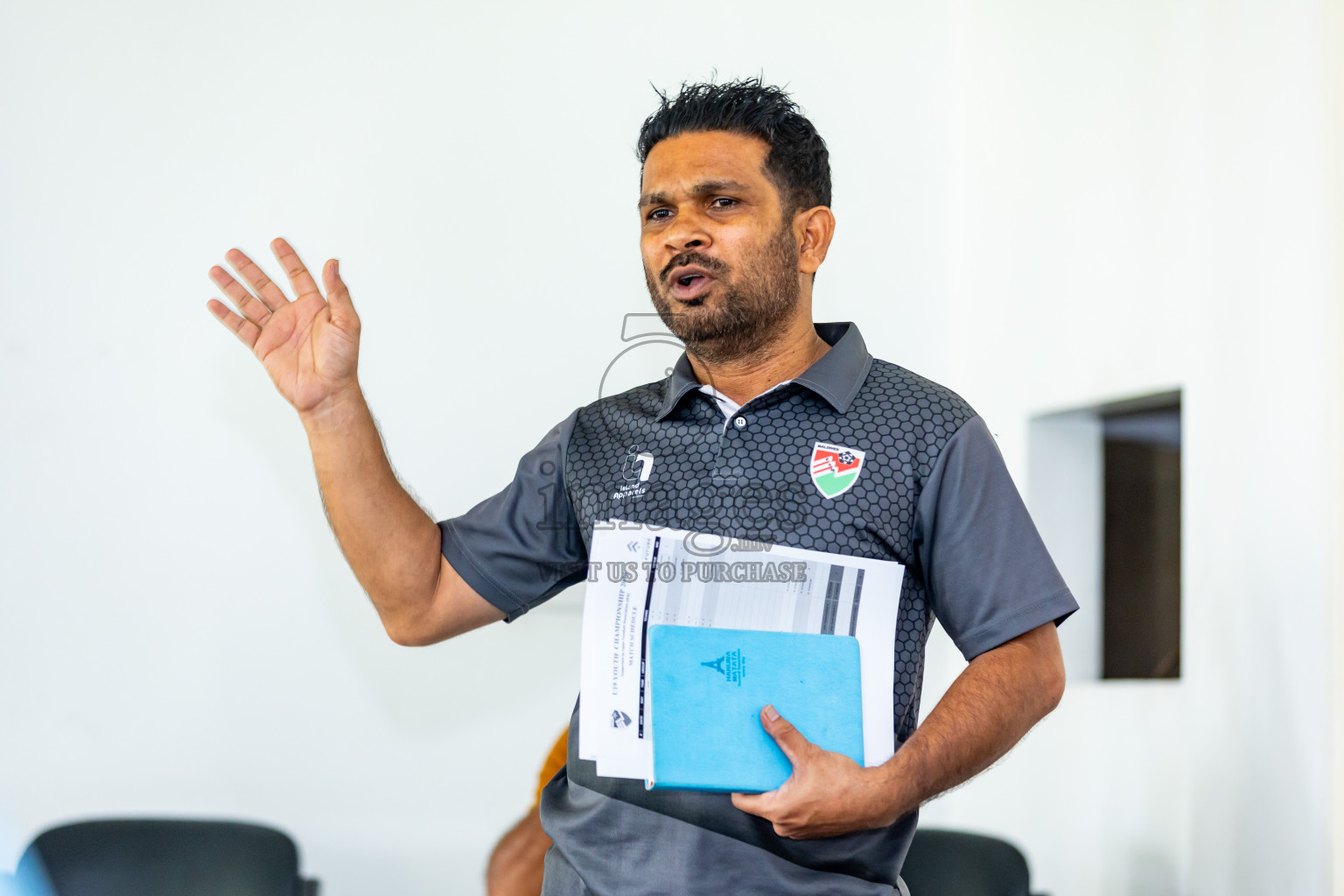 Draw Ceremony of FAM Youth Championship held in Male, Maldives, on Monday, 3rd June 2024 Photos: Nausham Waheed / images.mv