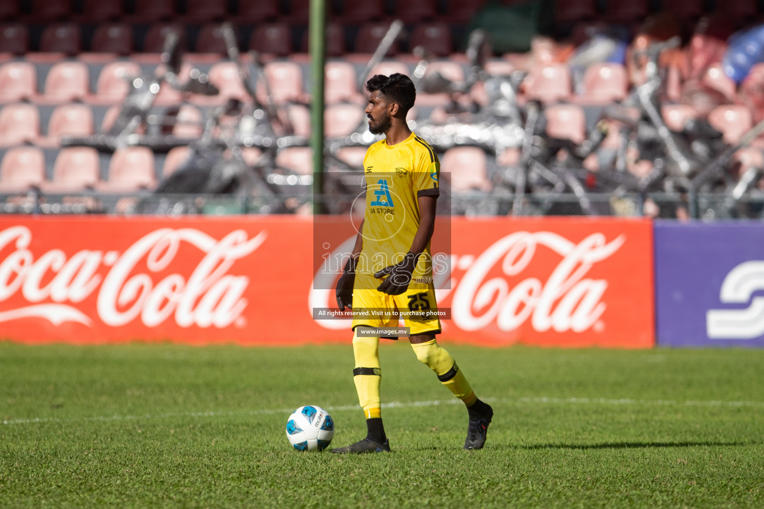 Tent Sports Club vs Club PK in 2nd Division 2022 on 13th July 2022, held in National Football Stadium, Male', Maldives  Photos: Hassan Simah / Images.mv