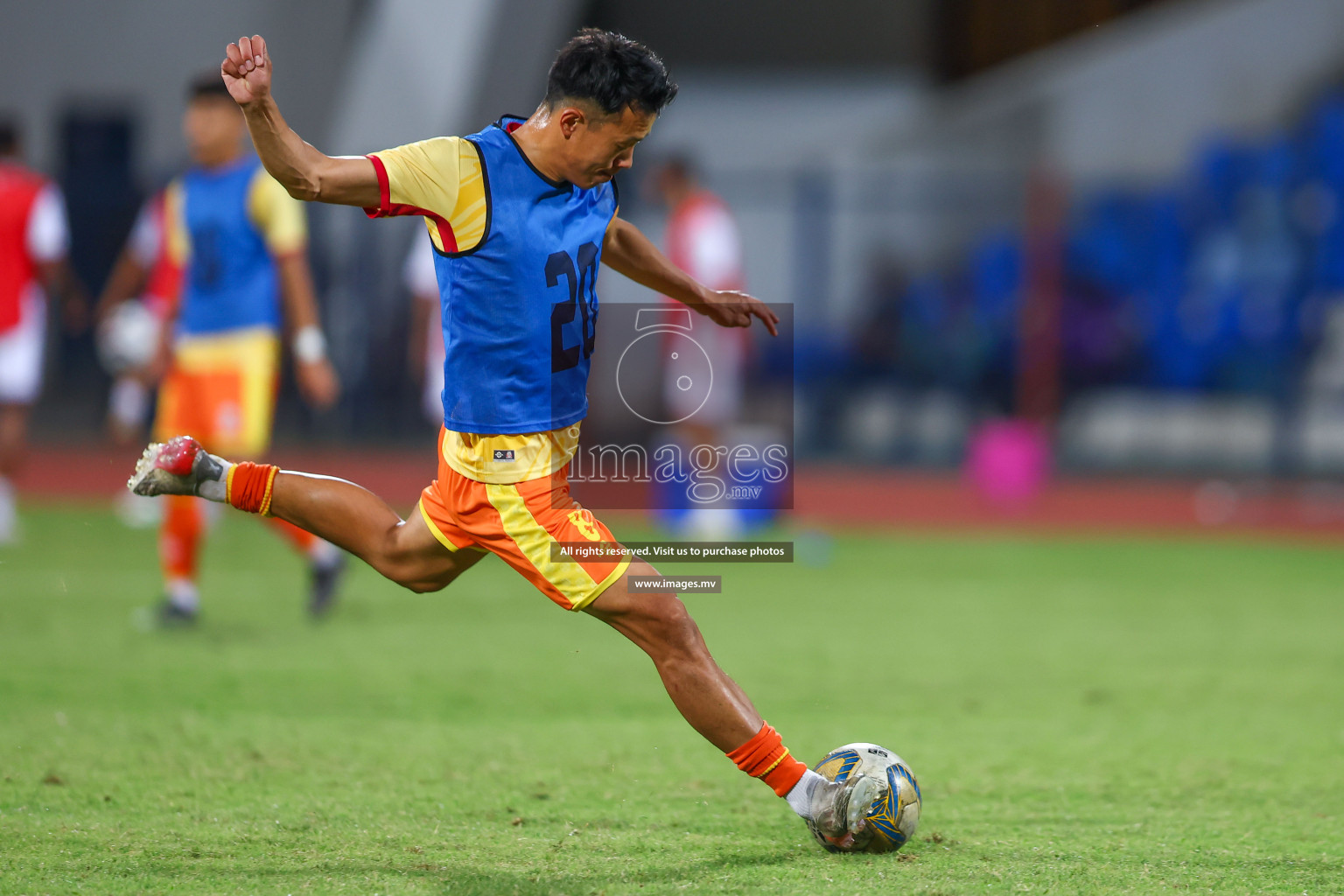 Bhutan vs Lebanon in SAFF Championship 2023 held in Sree Kanteerava Stadium, Bengaluru, India, on Sunday, 25th June 2023. Photos: Nausham Waheed / images.mv