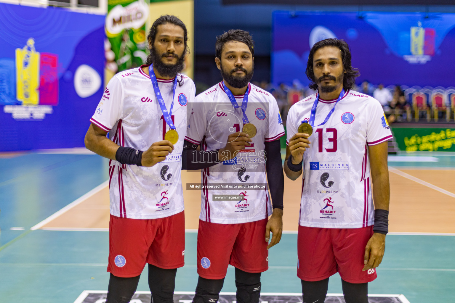 Sports Club City vs Dhivehi Sifainge Club in the Finals of National Volleyball Tournament 2022 on Thursday, 07th July 2022, held in Social Center, Male', Maldives