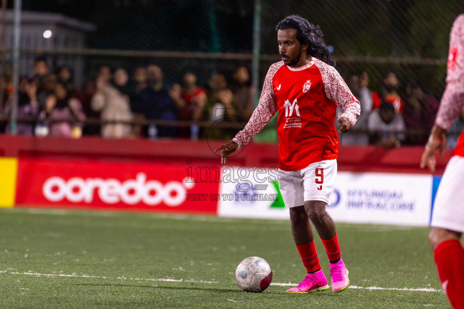 L Maavah vs L Maabaidhoo in Day 20 of Golden Futsal Challenge 2024 was held on Saturday , 3rd February 2024 in Hulhumale', Maldives Photos: Ismail Thoriq / images.mv